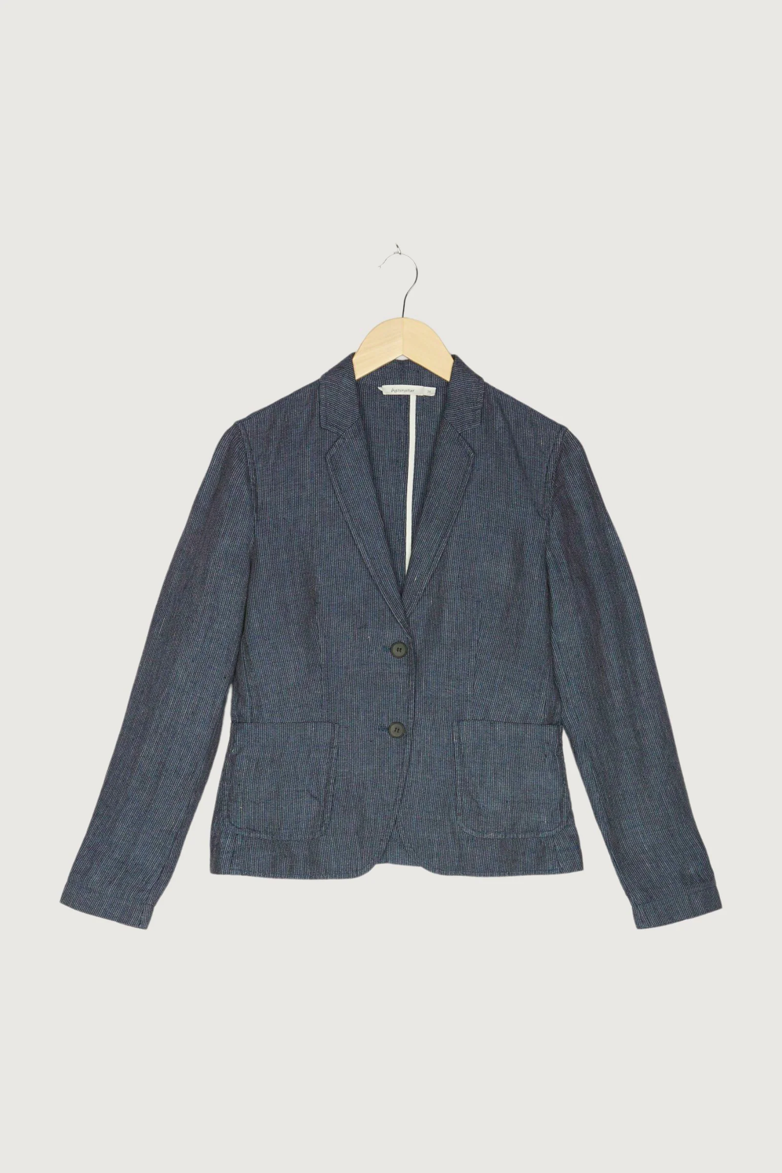 Secondhand Blazer aus reinem Bio-Leinen