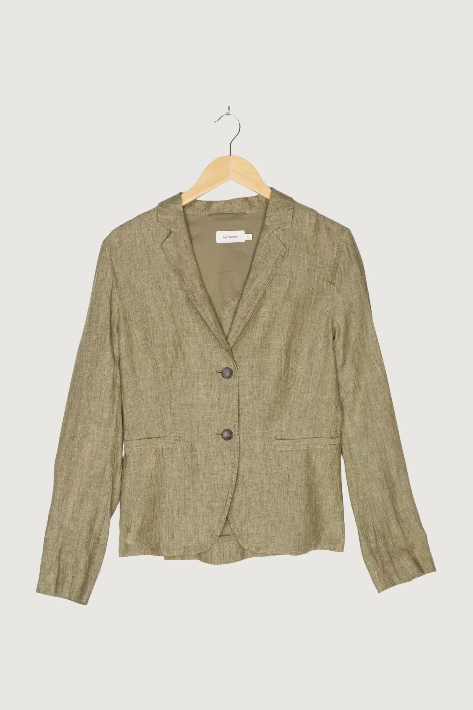 Secondhand Blazer aus reinem Bio-Leinen - Image 5