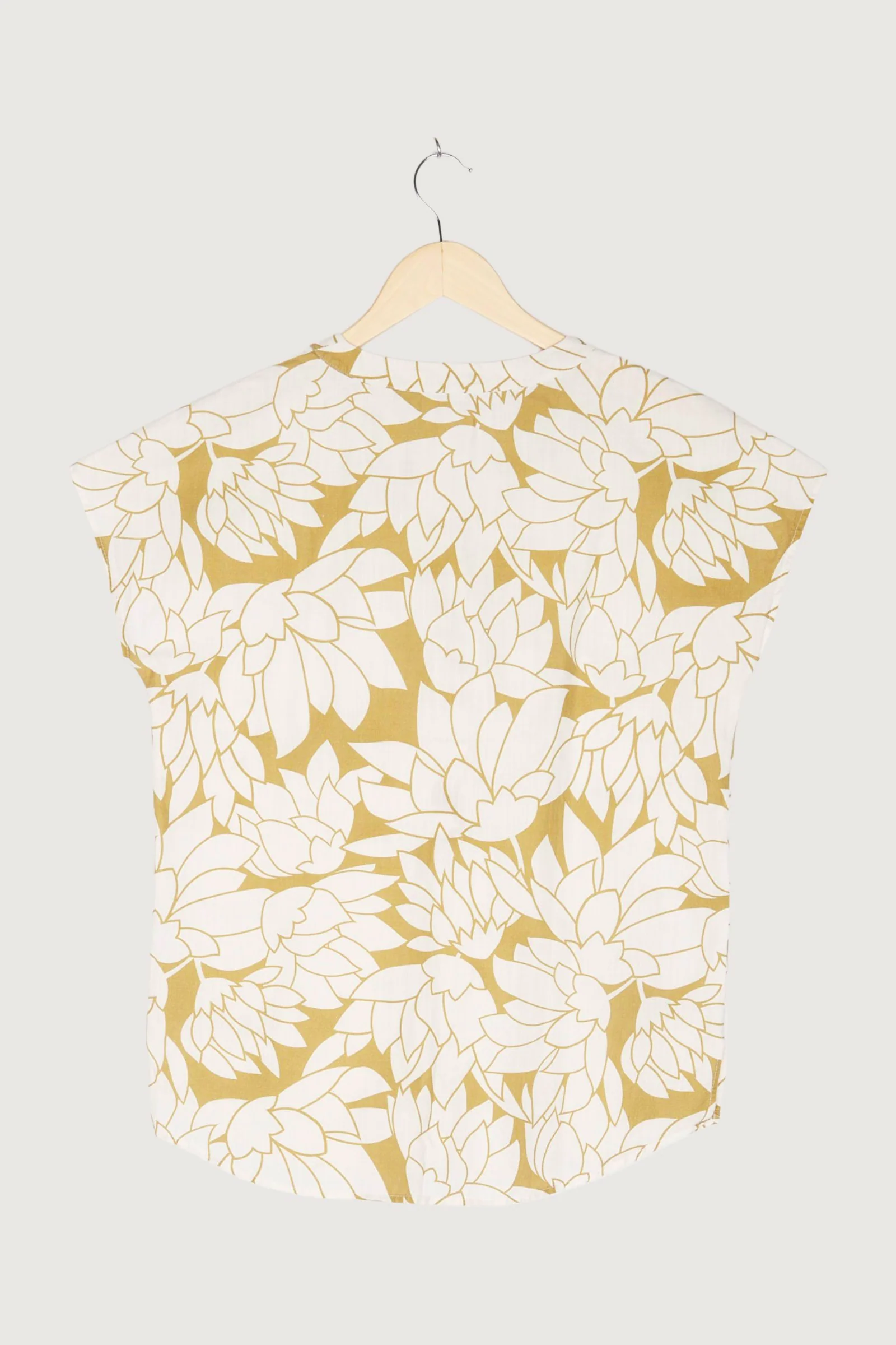 Secondhand Bluse aus Bio-Baumwolle mit Leinen - Image 2