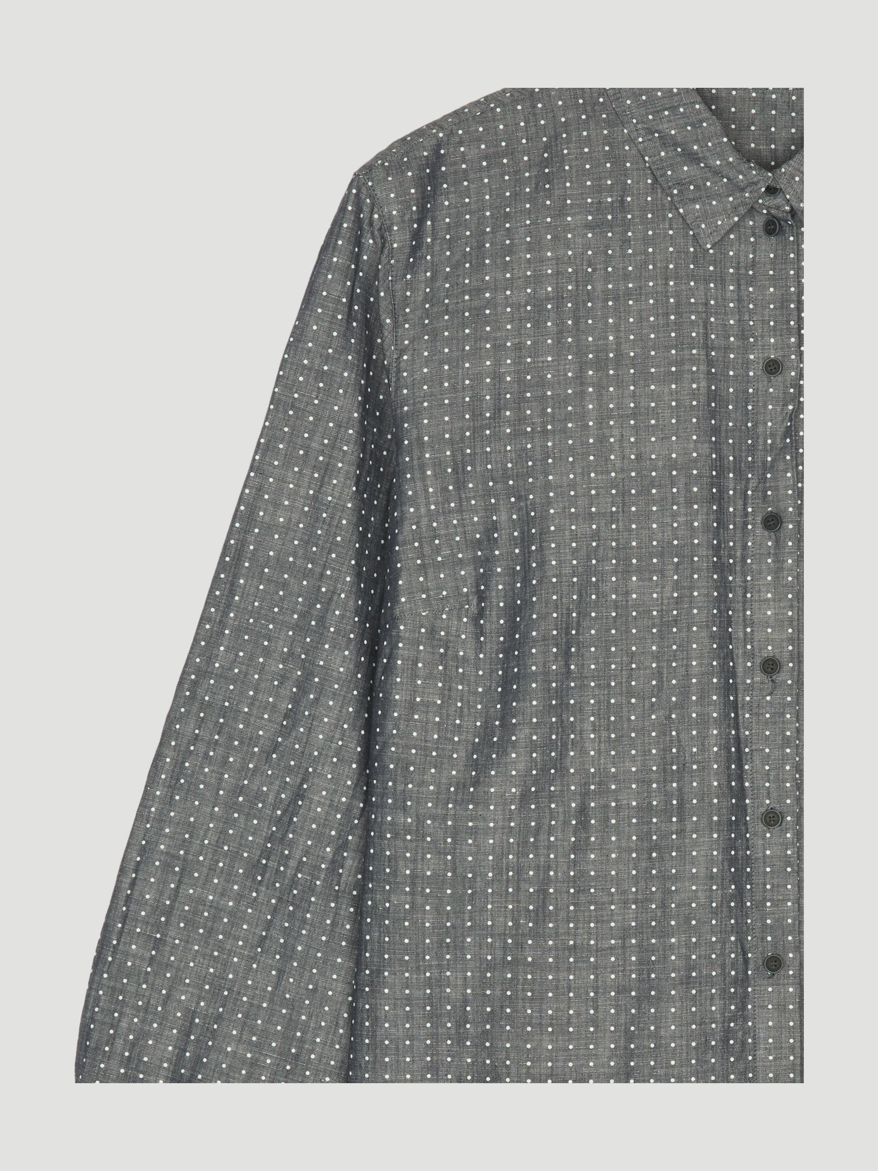 Secondhand Bluse aus Bio-Baumwolle mit Leinen - Image 3