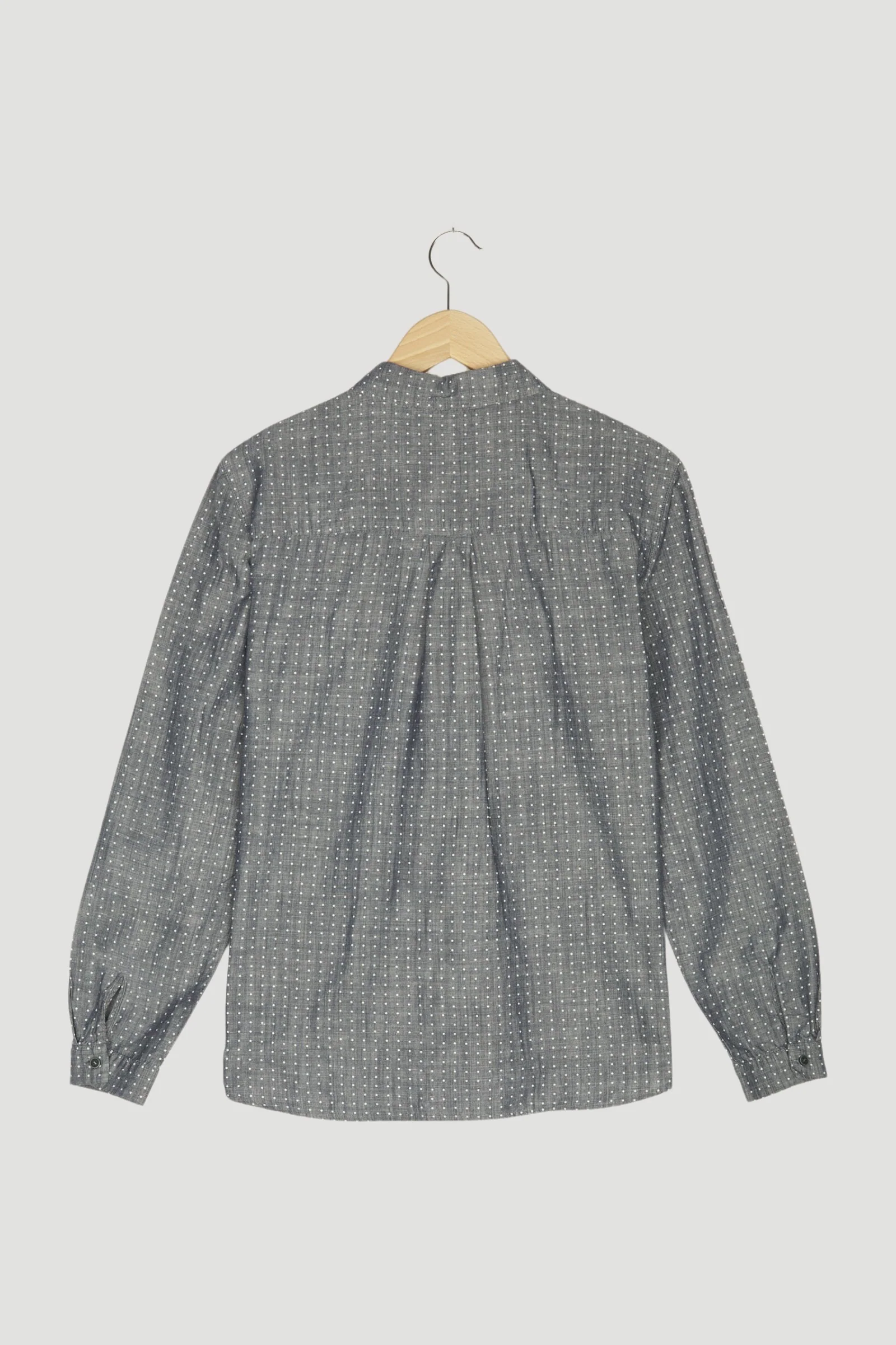 Secondhand Bluse aus Bio-Baumwolle mit Leinen - Image 5