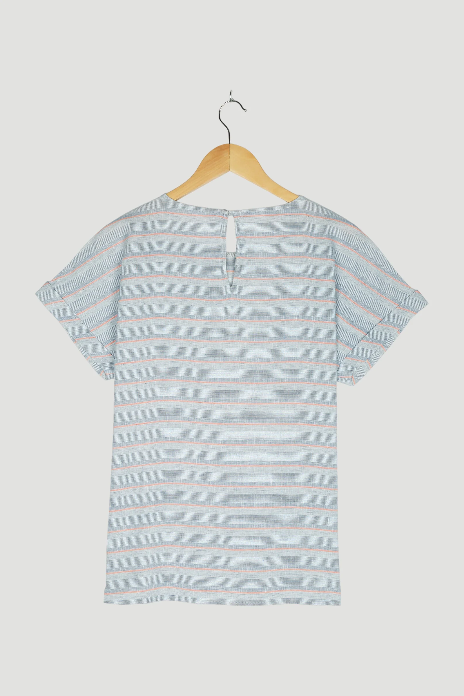 Secondhand Bluse aus Leinen mit Bio-Baumwolle - Image 2