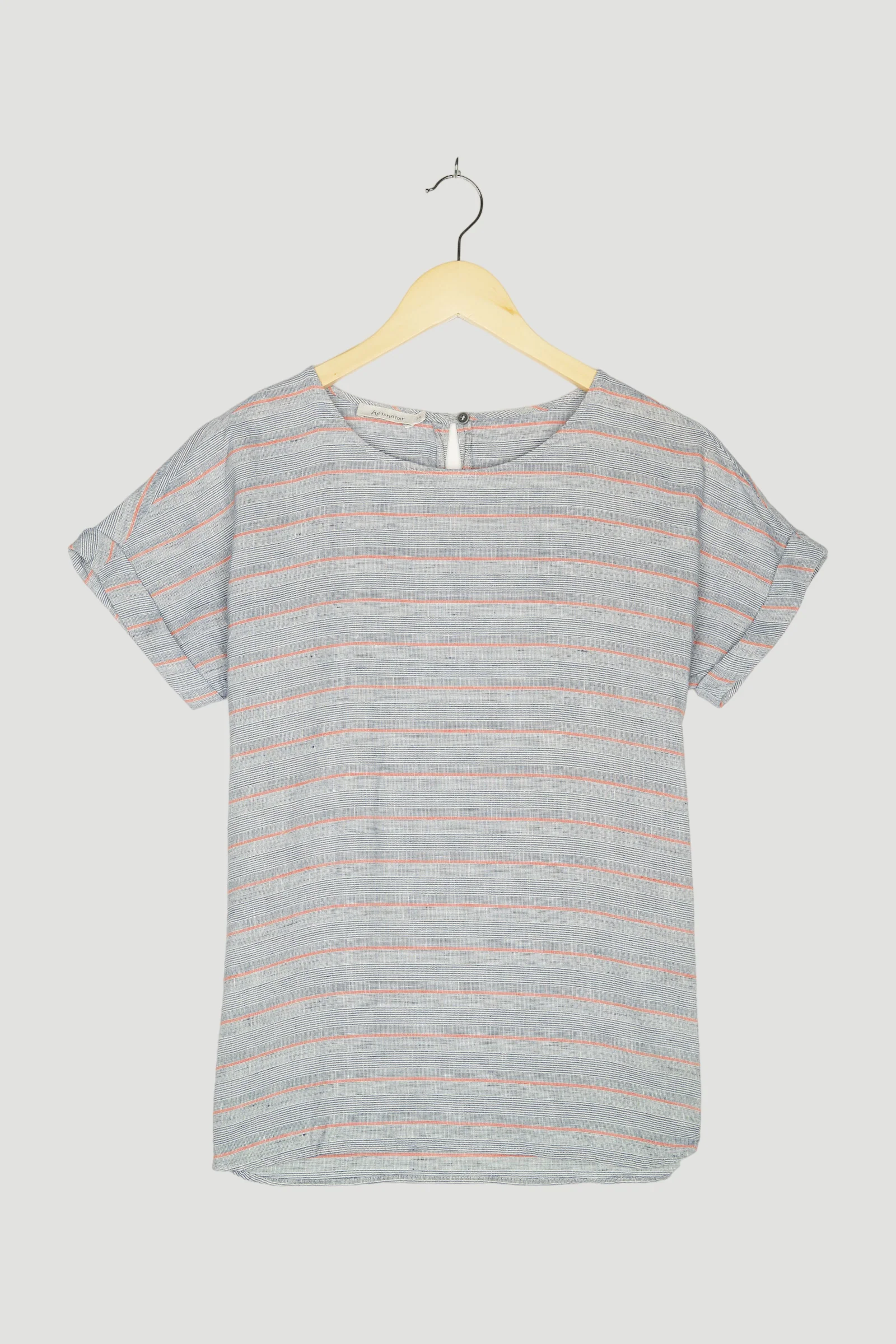 Secondhand Bluse aus Leinen mit Bio-Baumwolle - Image 4
