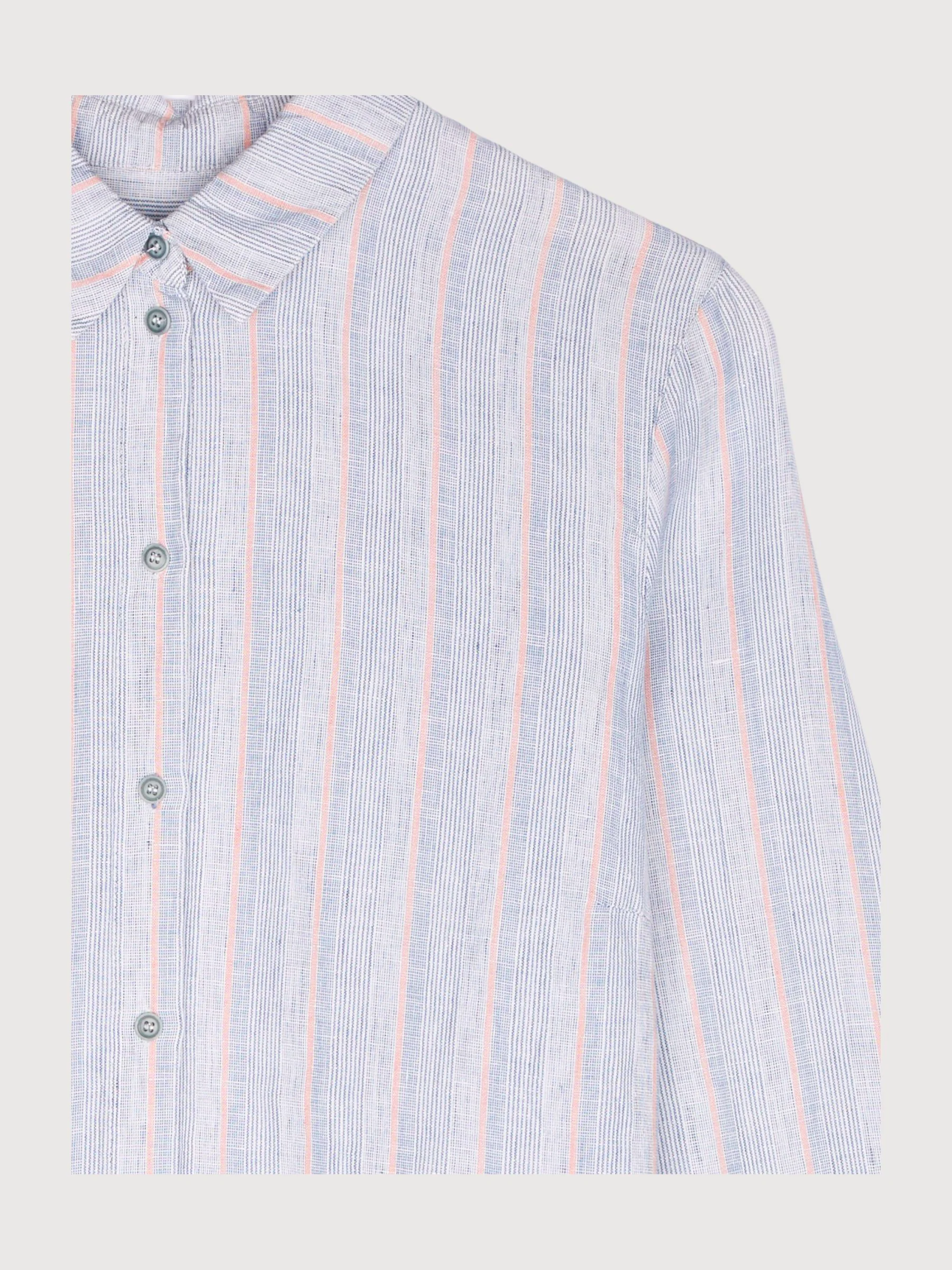 Secondhand Bluse aus Leinen mit Bio-Baumwolle - Image 3