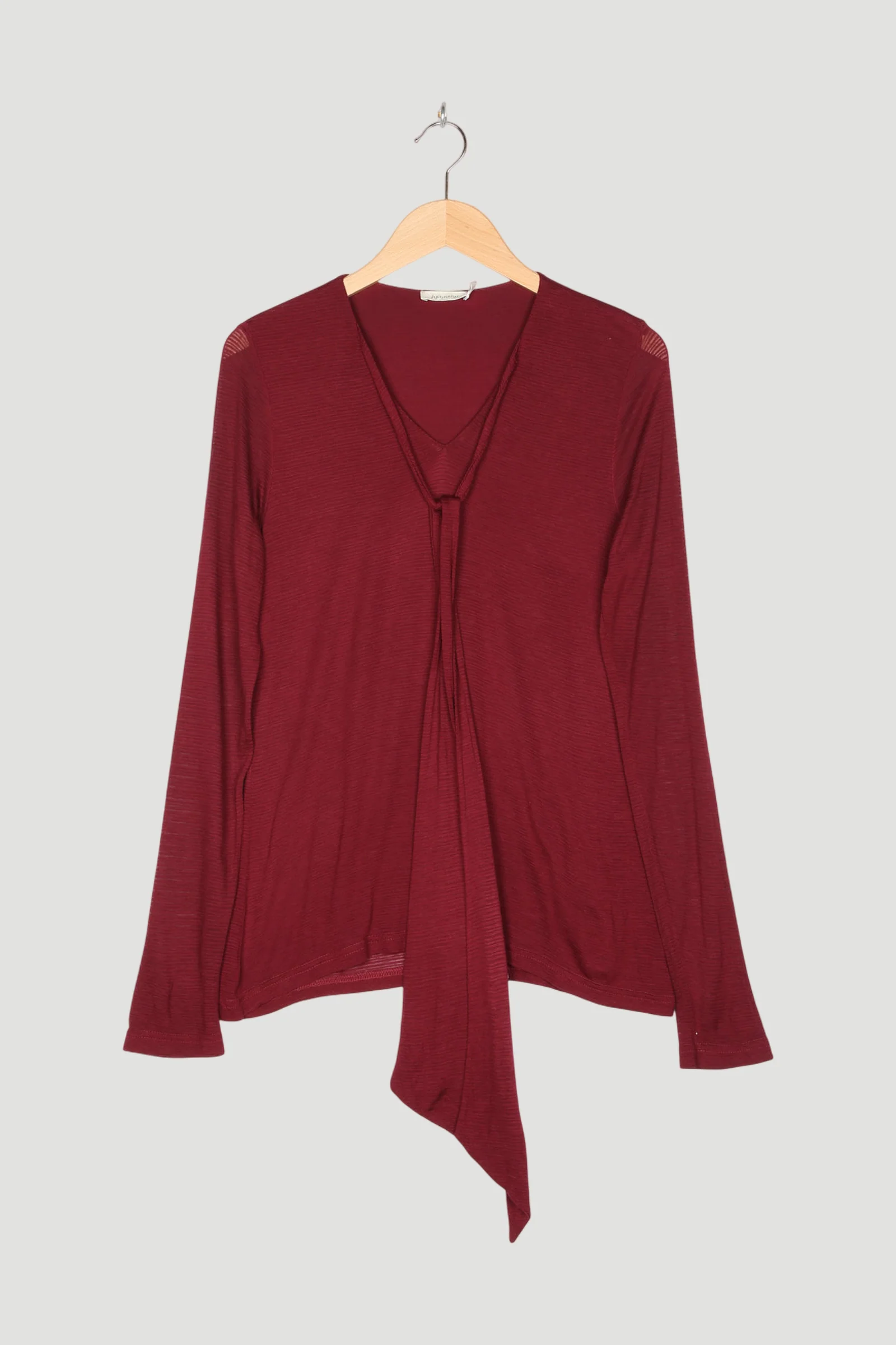 Secondhand Bluse aus Modal mit Schurwolle