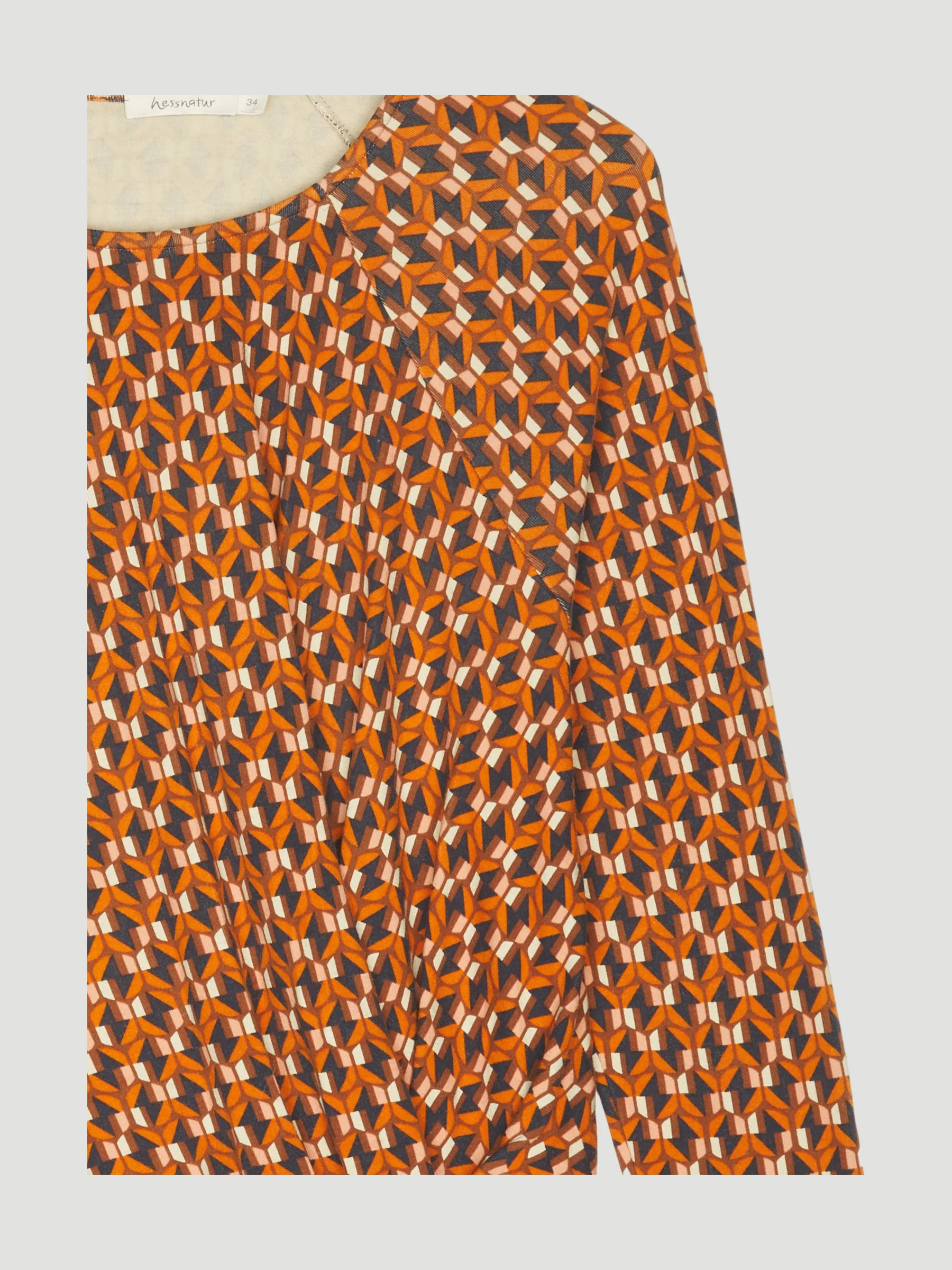 Secondhand Blusen-Shirt aus Bio-Baumwolle und Modal - Image 7
