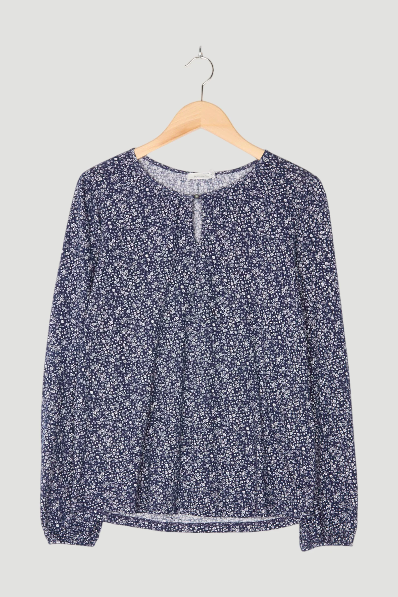 Secondhand Blusen-Shirt aus reiner Bio-Baumwolle