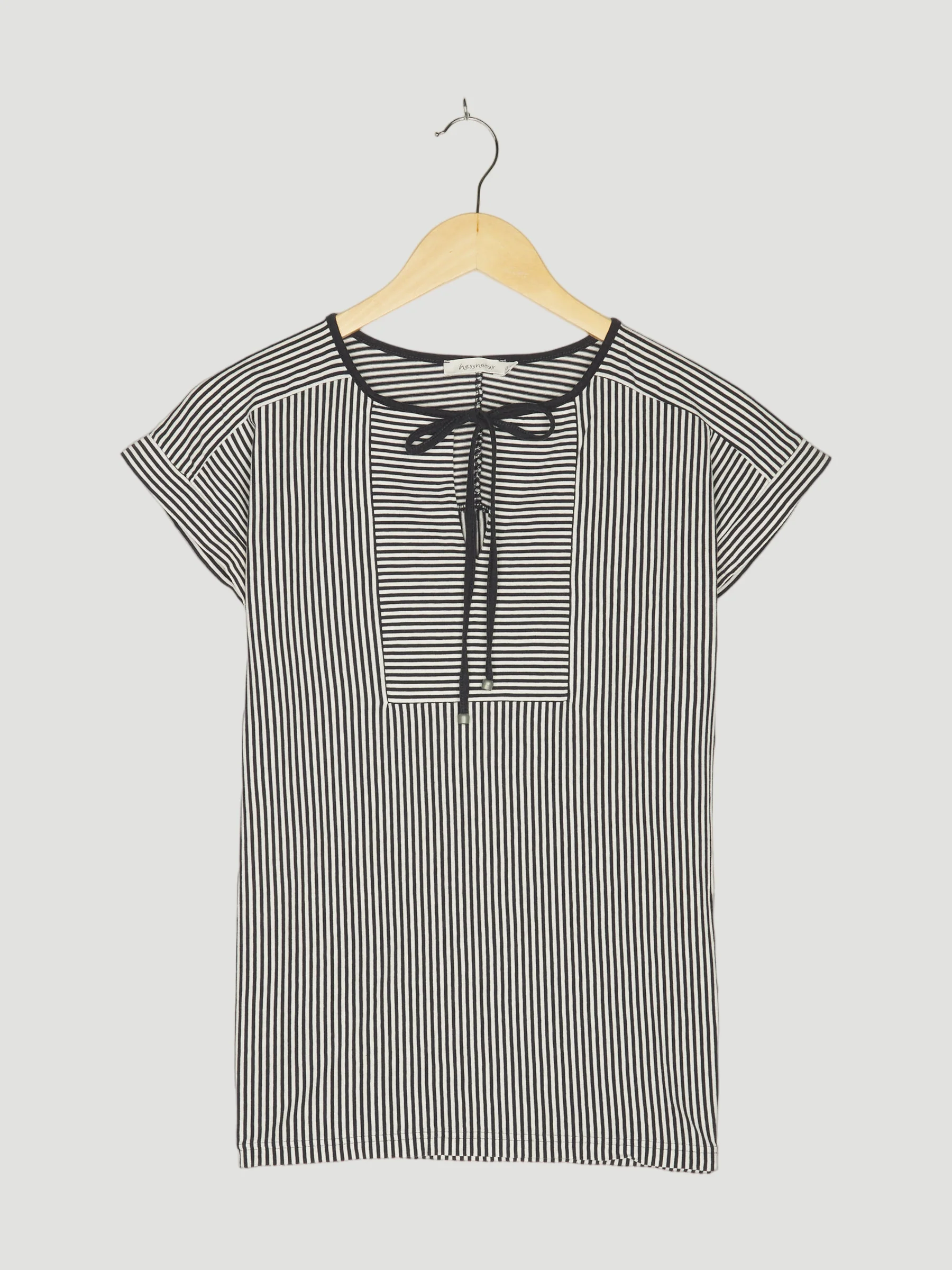 Secondhand Blusen-Top aus reiner Bio-Baumwolle