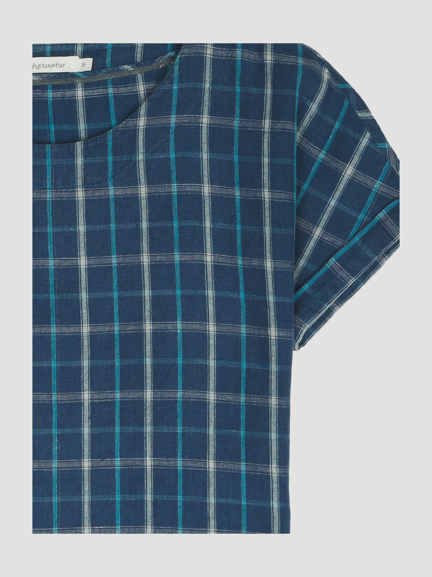 Secondhand Blusenshirt aus Leinen mit Bio-Baumwolle - Image 3