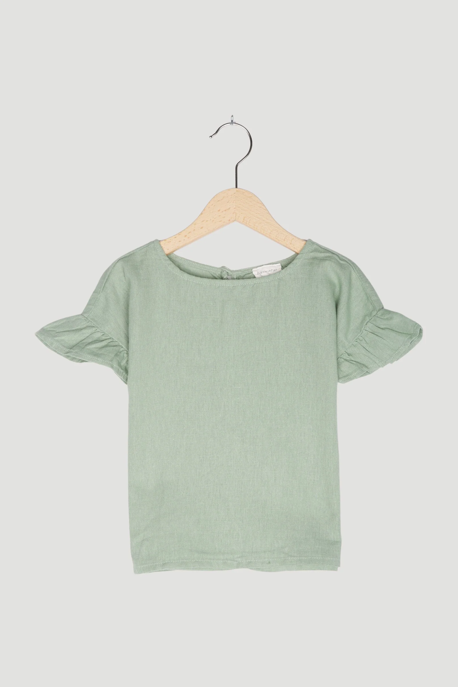 Secondhand Blusenshirt aus Leinen mit Bio-Baumwolle