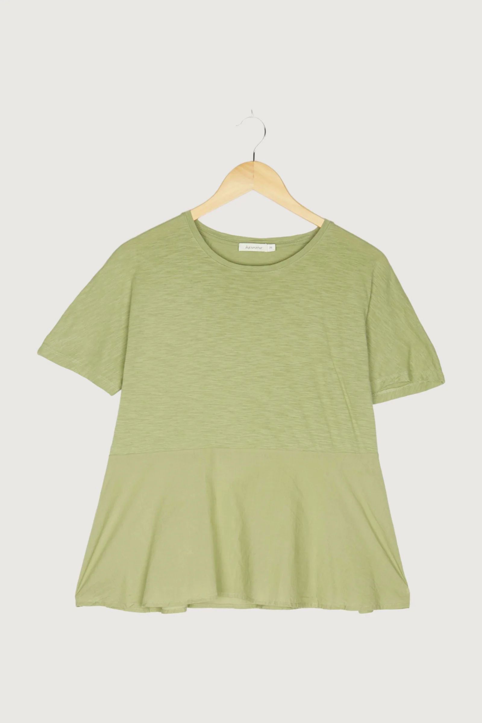 Secondhand Blusenshirt aus reiner Bio-Baumwolle