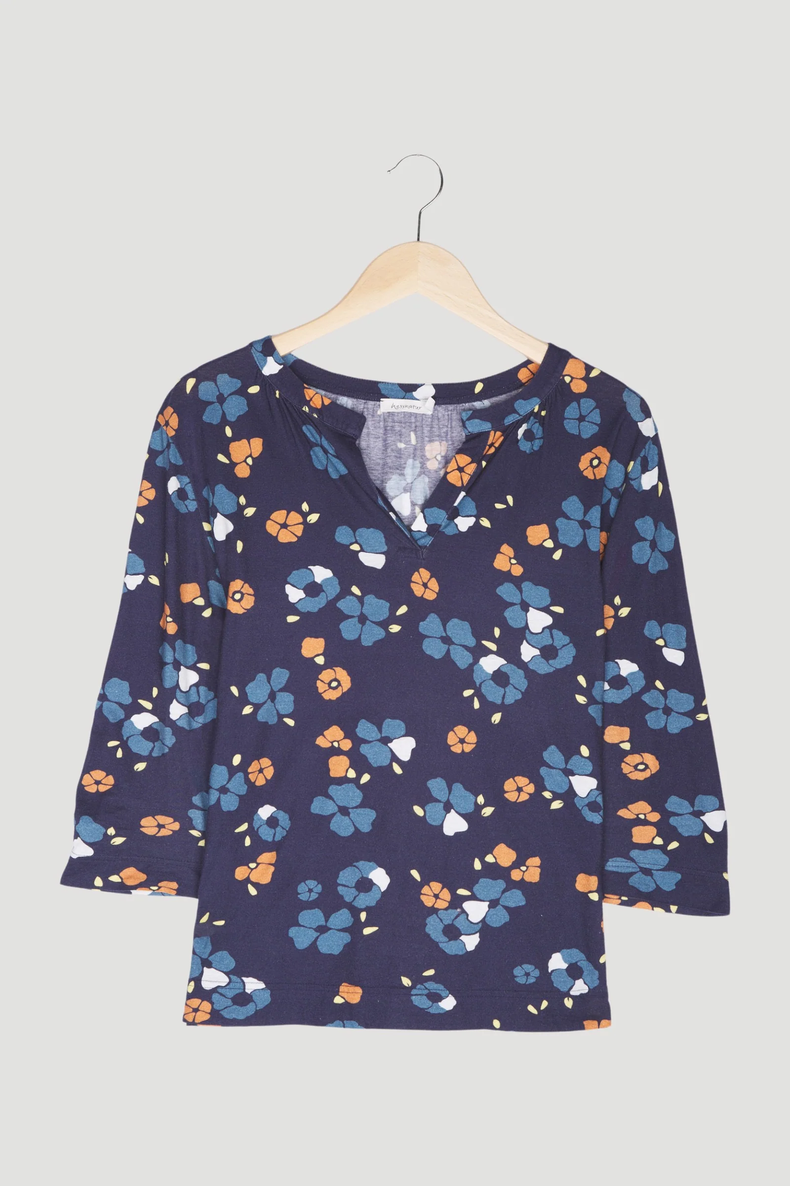 Secondhand Blusenshirt aus reiner Bio-Baumwolle