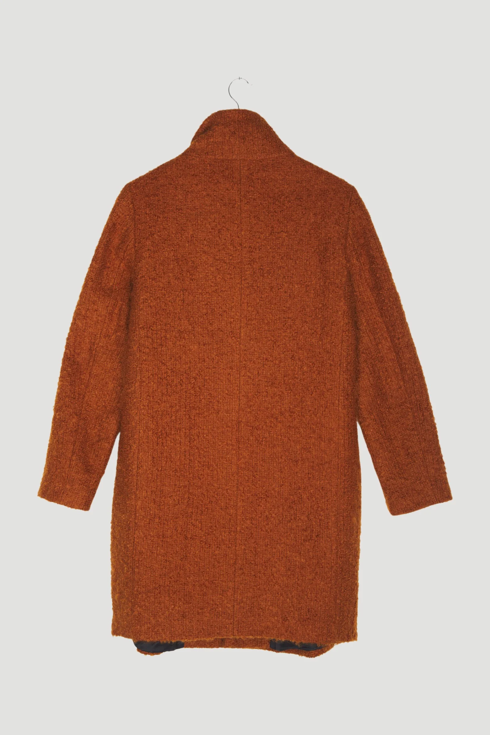 Secondhand Bouclé-Mantel aus Mohair mit Schurwolle - Image 2