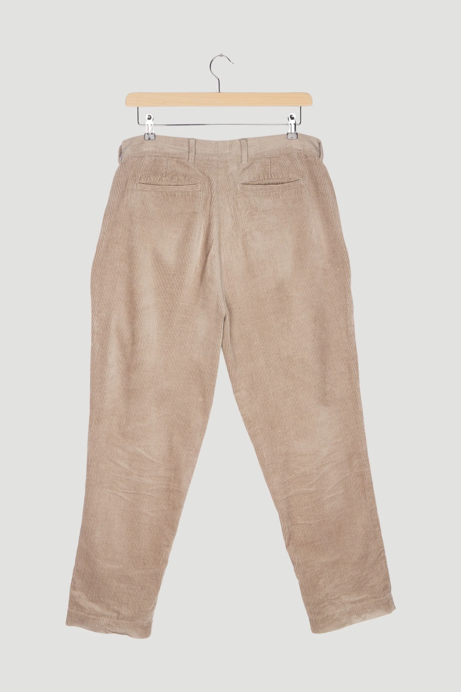 Secondhand Bundfalten-Cordhose Relaxed Fit aus Hanf mit Bio-Baumwolle - Image 2
