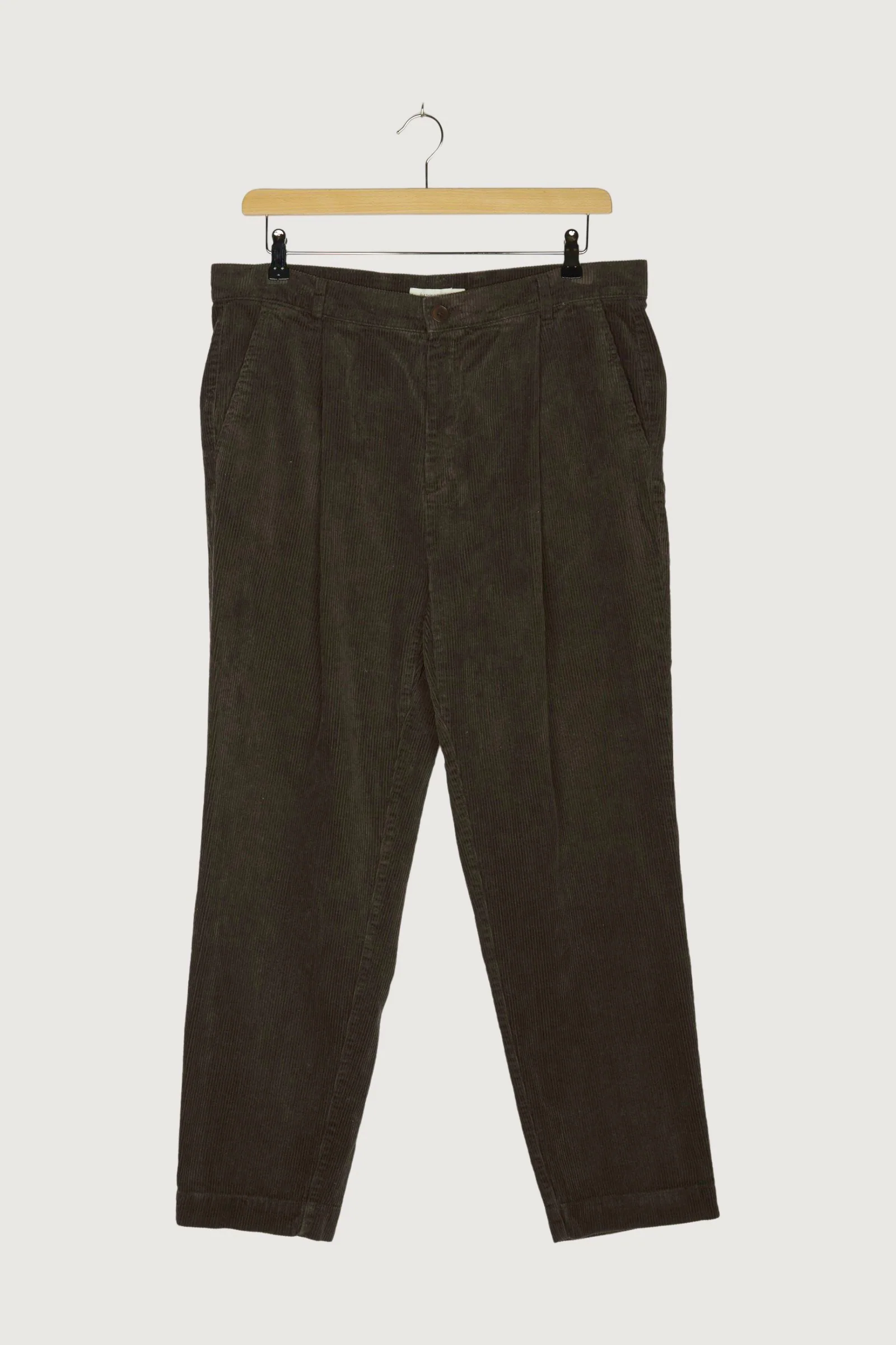 Secondhand Bundfalten-Cordhose Relaxed Fit aus Hanf mit Bio-Baumwolle - Image 4