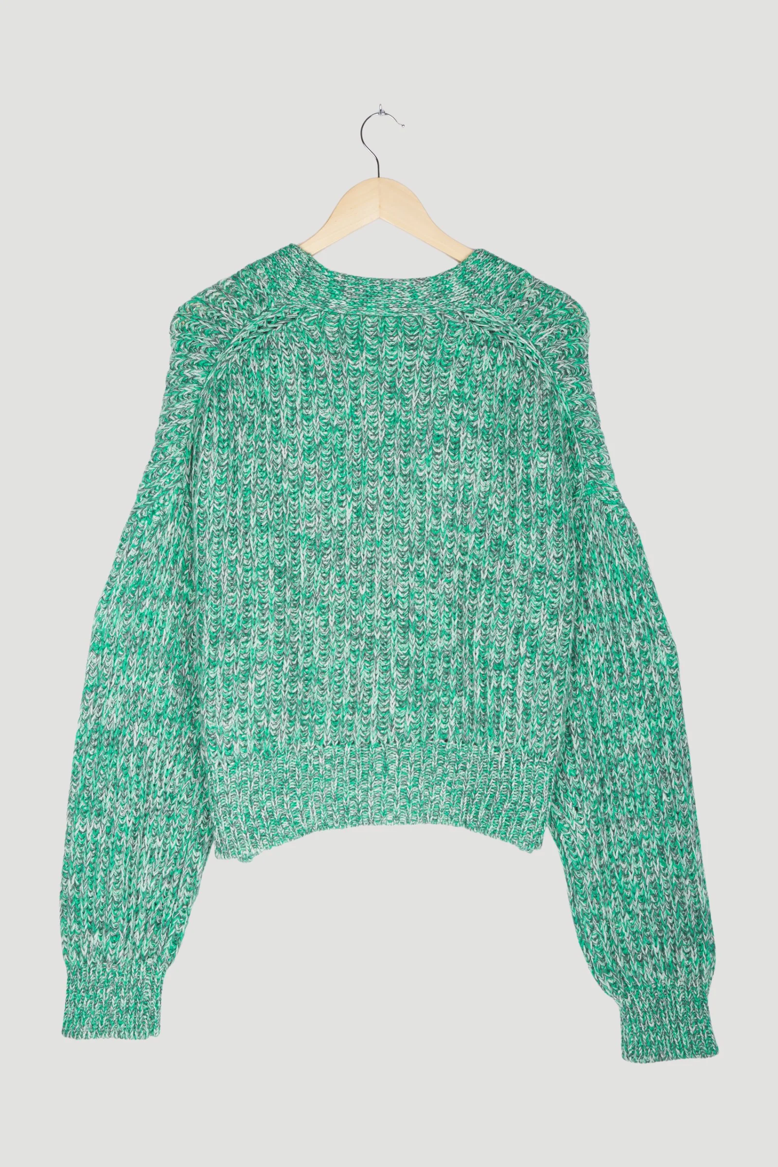 Secondhand Cardigan aus Bio-Baumwolle und Bio-Schurwolle mit Alpaka - Image 2