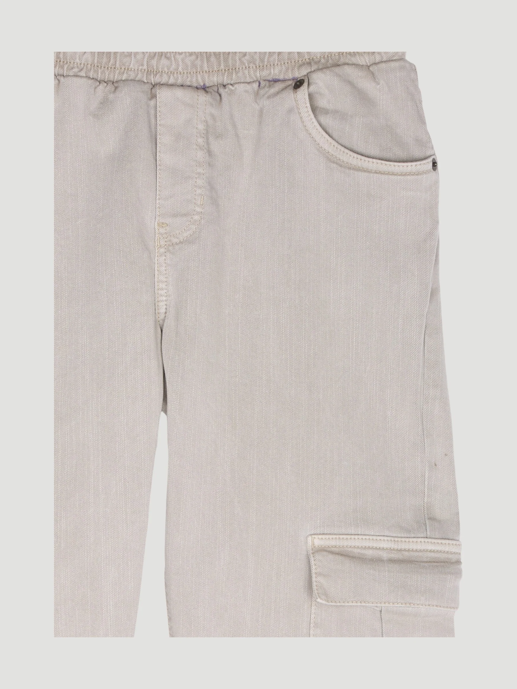 Secondhand Cargo-Jeans mineralgefärbt aus reiner Bio-Baumwolle - Image 3
