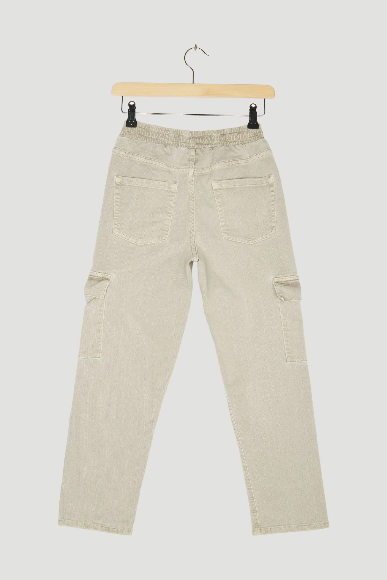 Secondhand Cargo-Jeans mineralgefärbt aus reiner Bio-Baumwolle - Image 5