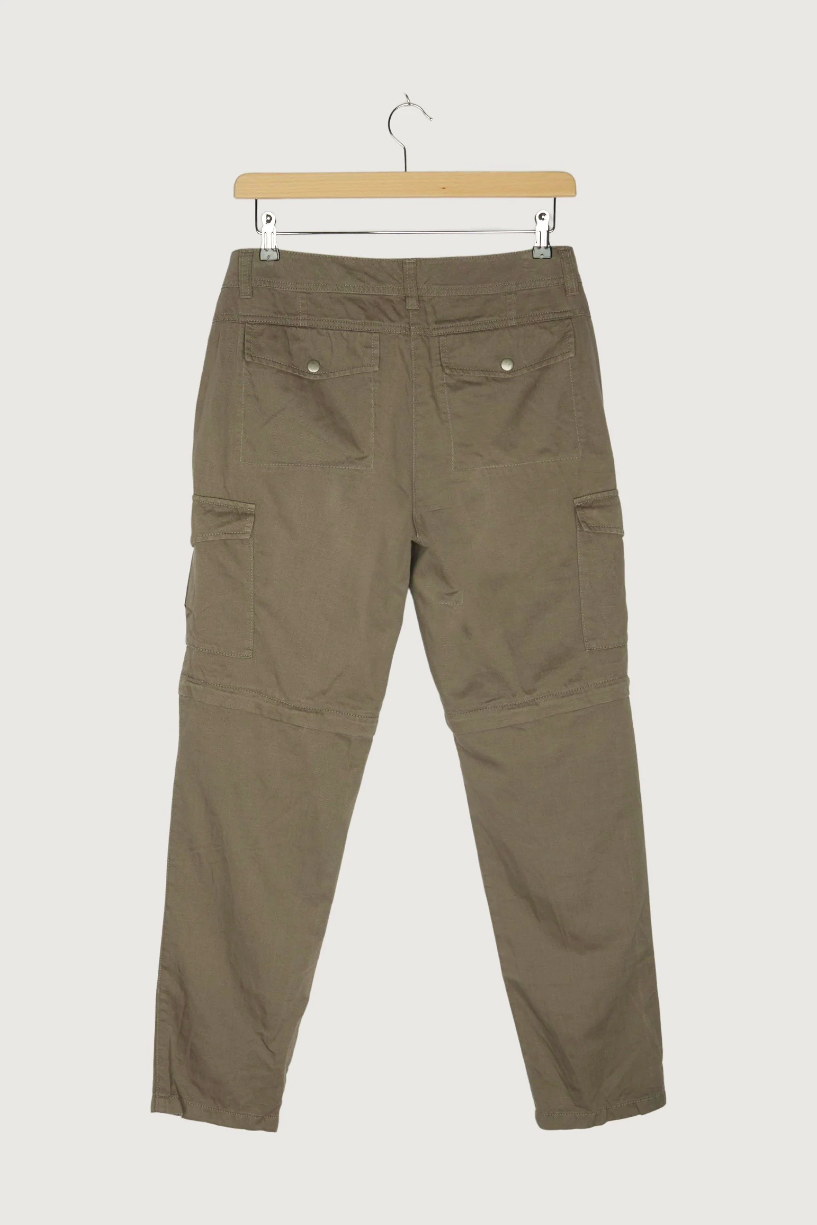 Secondhand Cargohose aus Bio-Baumwolle mit Leinen - Image 2