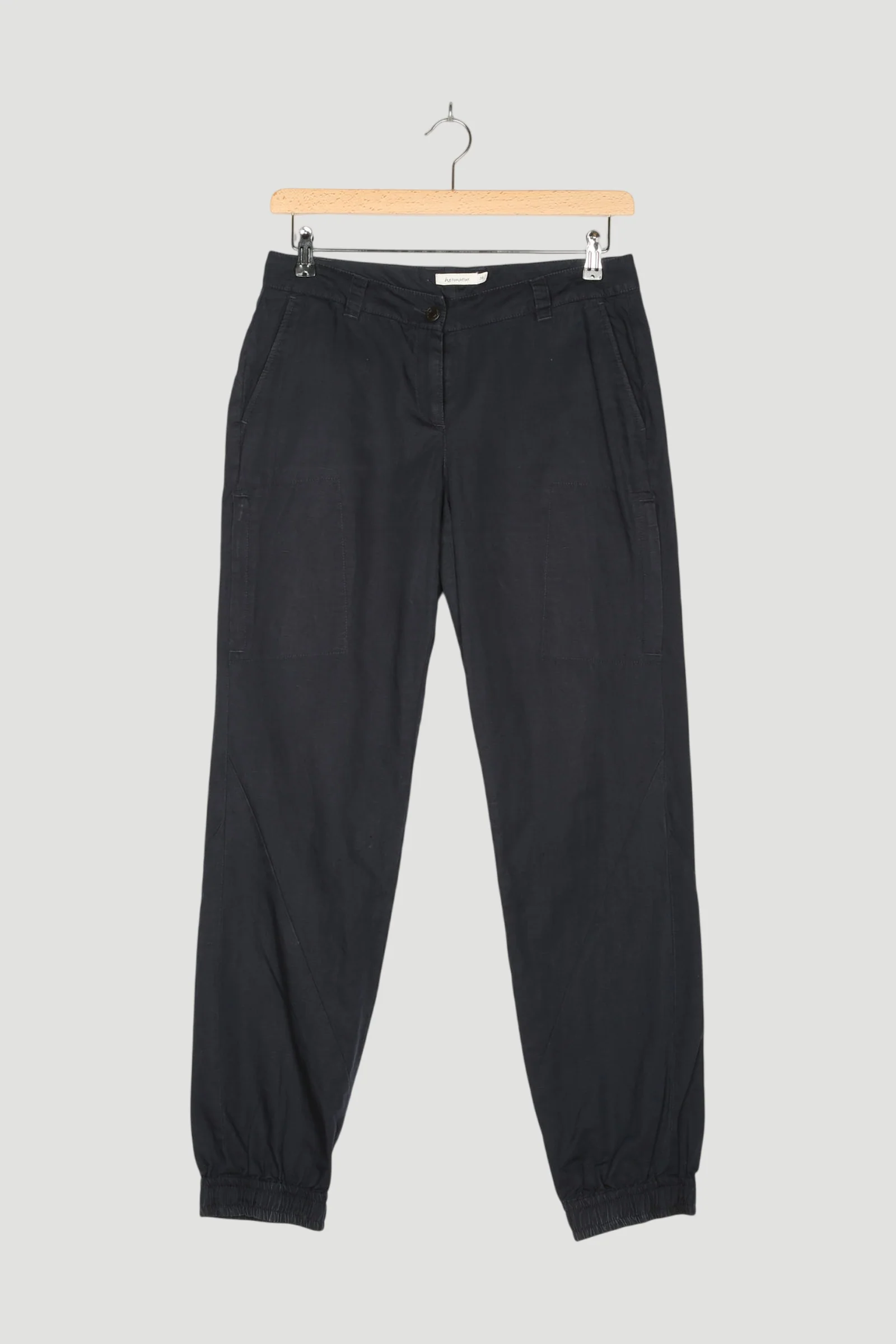 Secondhand Cargohose aus Bio-Baumwolle mit Leinen