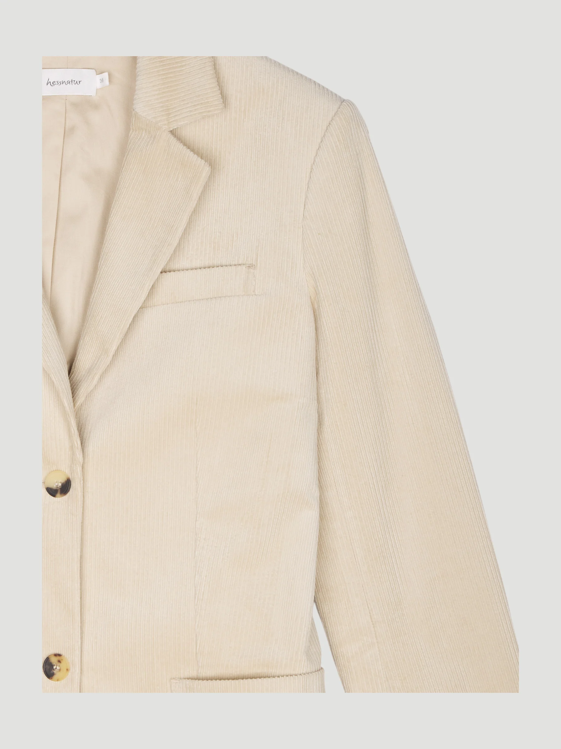 Secondhand Cord Blazer aus Bio-Baumwolle - Image 3