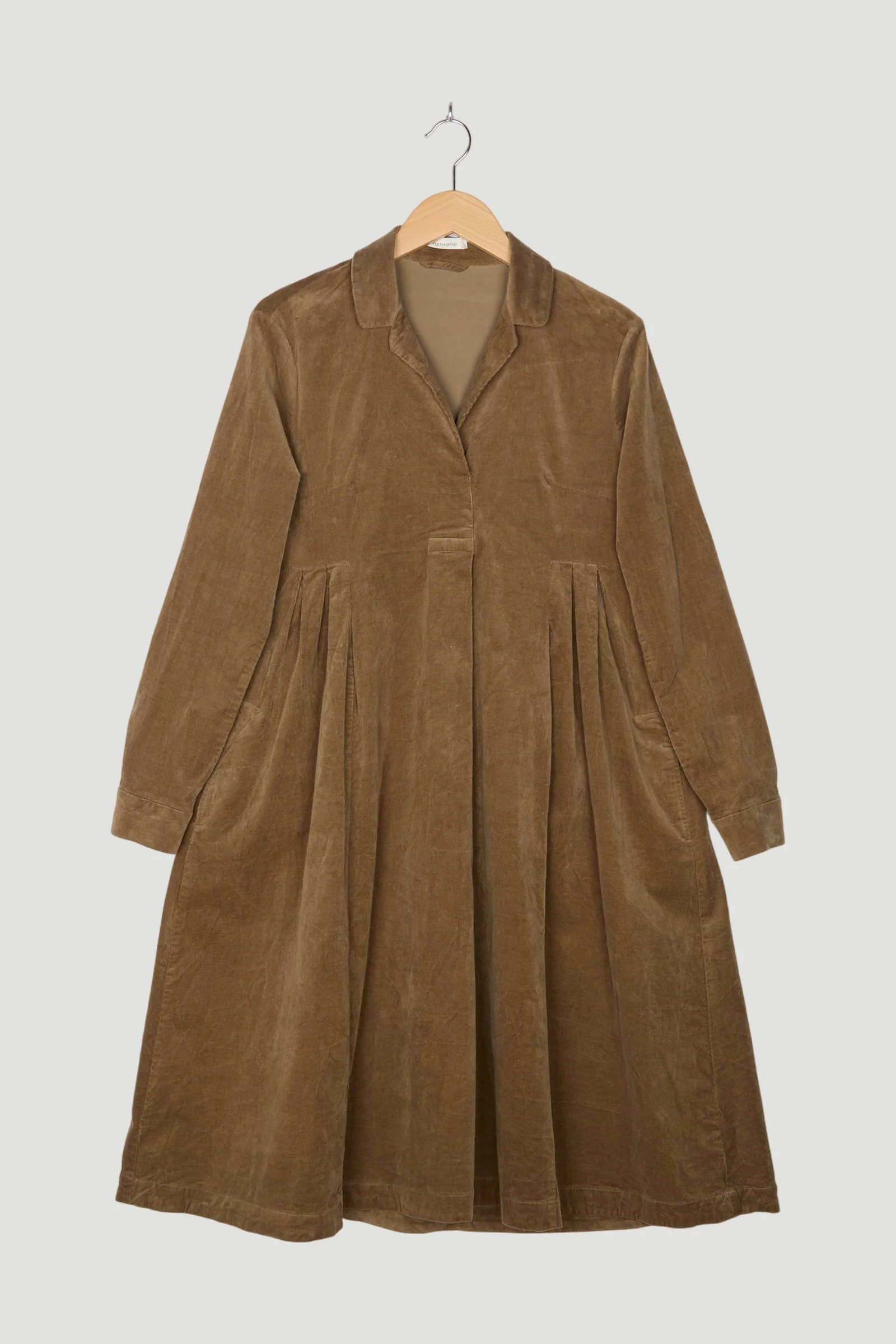 Secondhand Cord Kleid aus Bio-Baumwolle mit Hanf