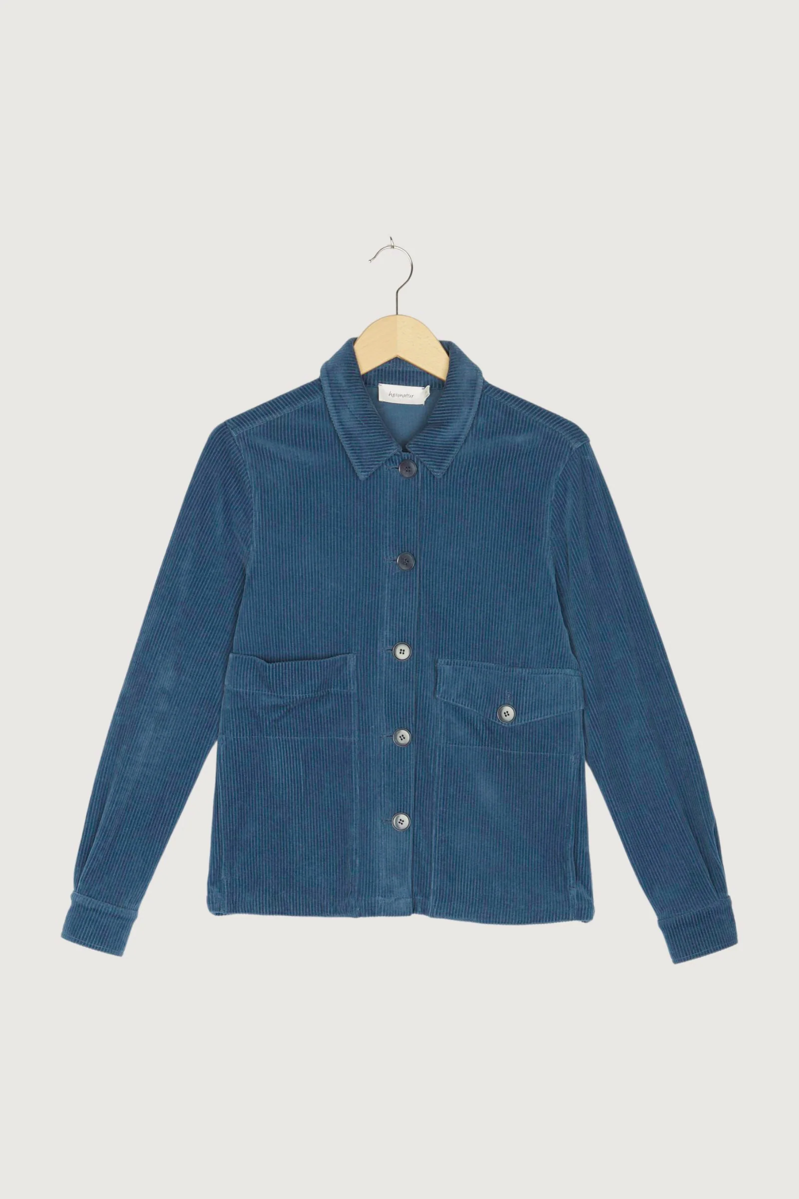 Secondhand Cord-Overshirt aus reiner Bio-Baumwolle