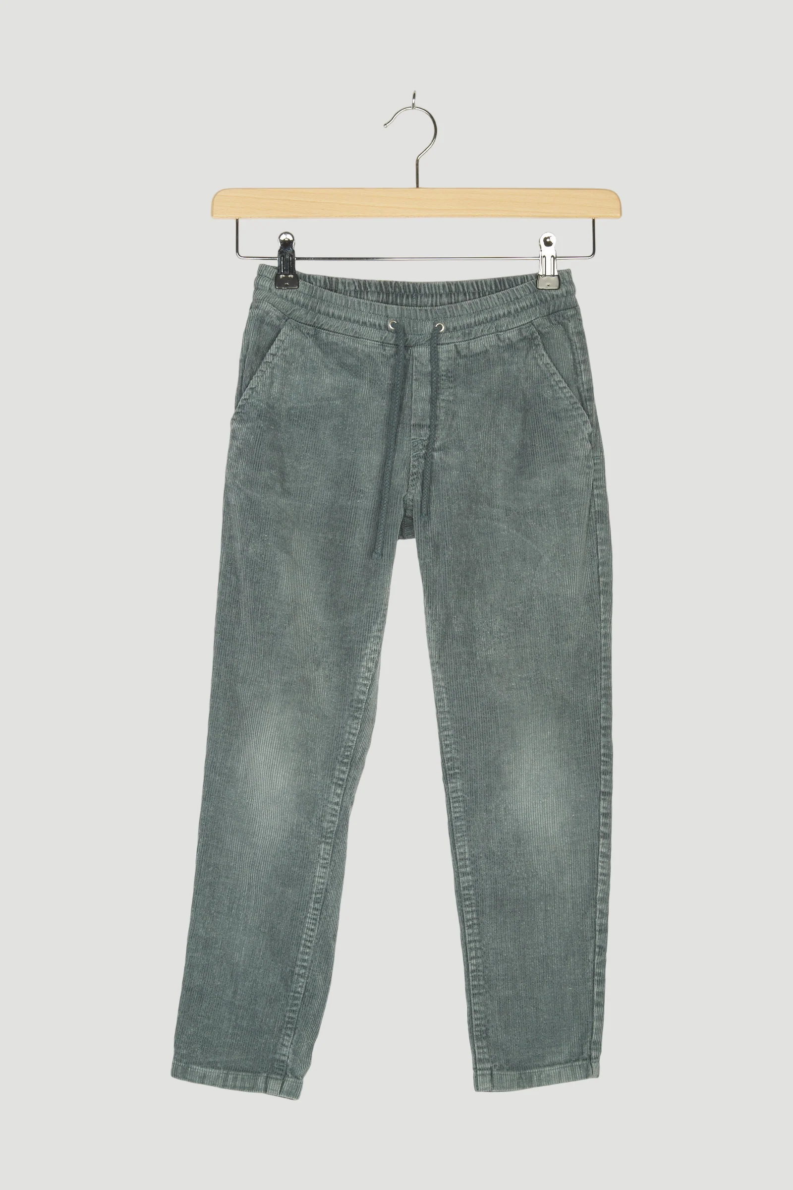 Secondhand Cordhose aus Baumwolle mit Hanf