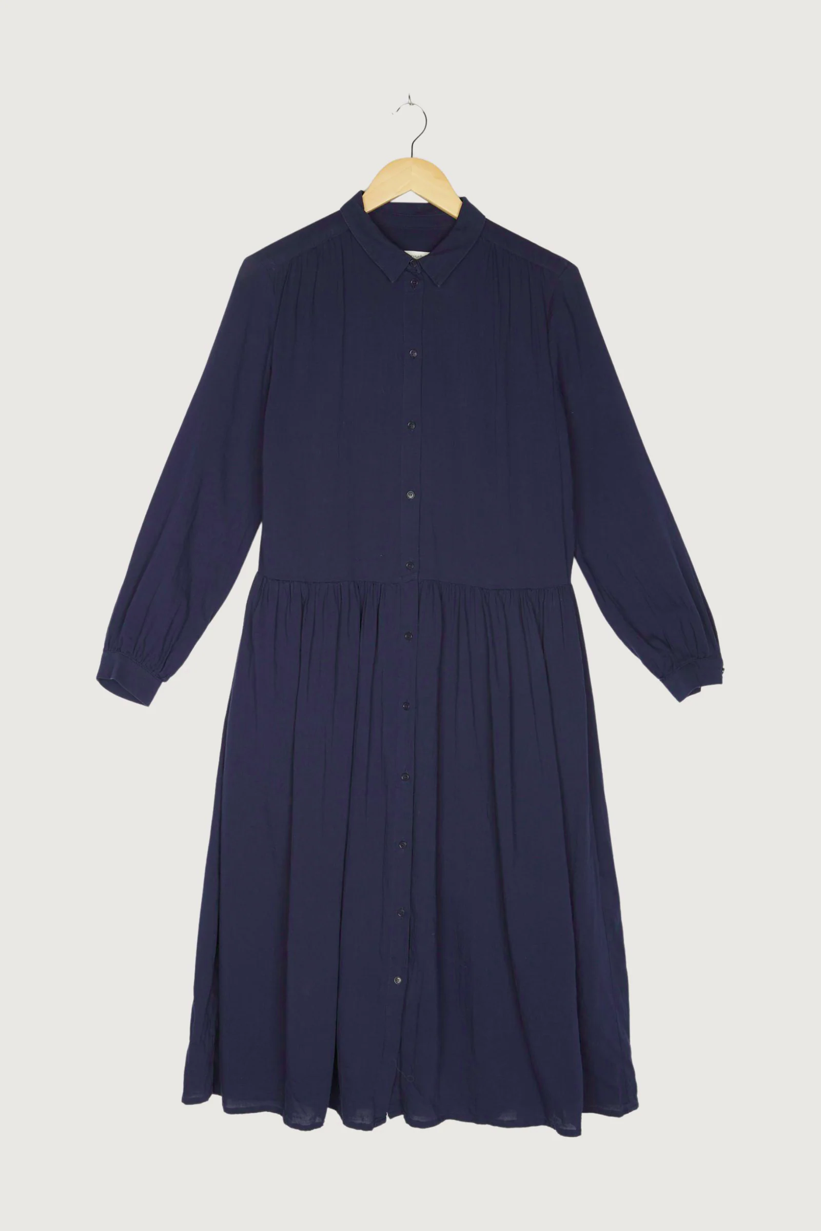Secondhand Crêpe-Kleid aus reiner Bio-Baumwolle - Image 4