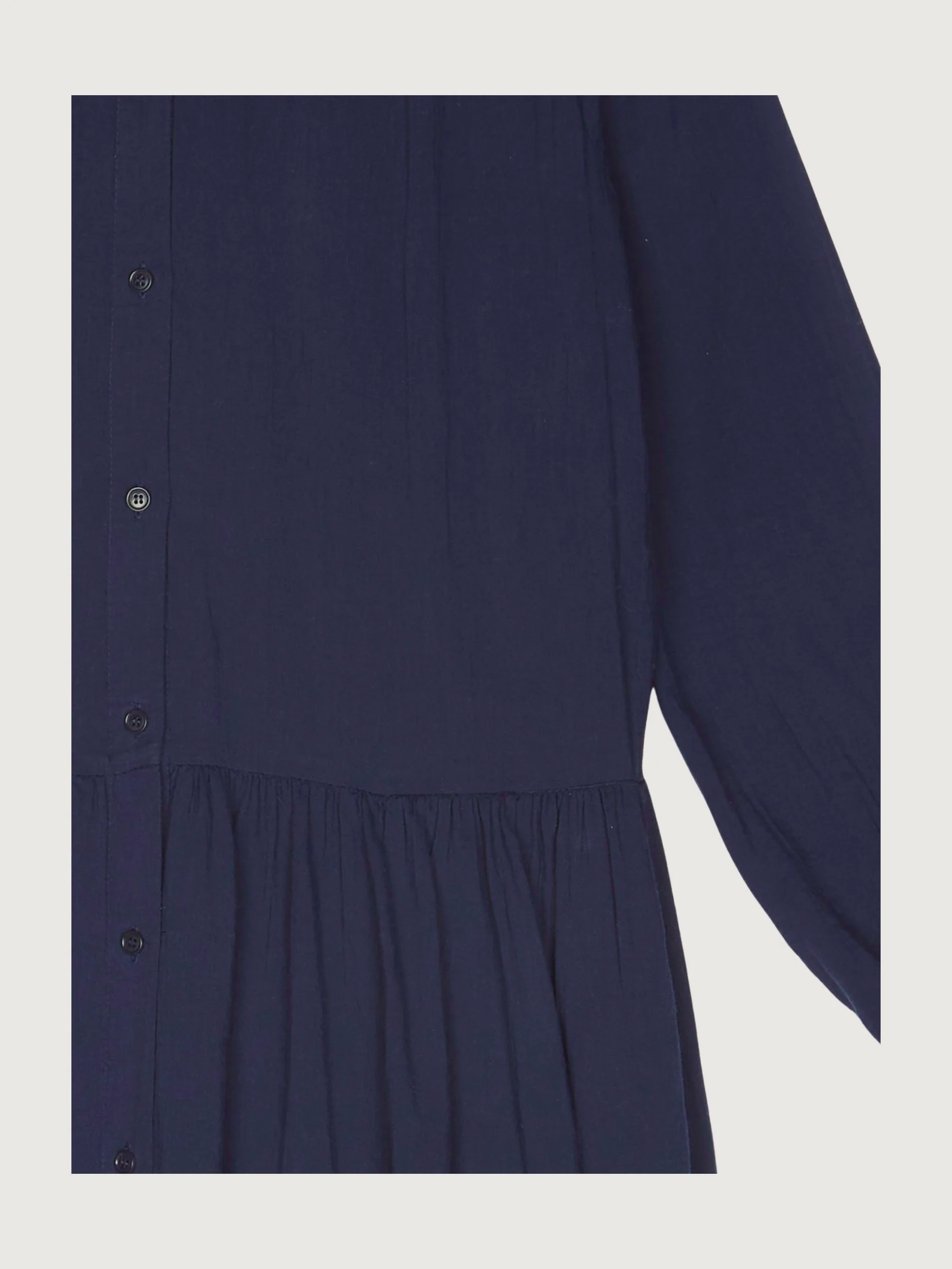 Secondhand Crêpe-Kleid aus reiner Bio-Baumwolle - Image 6