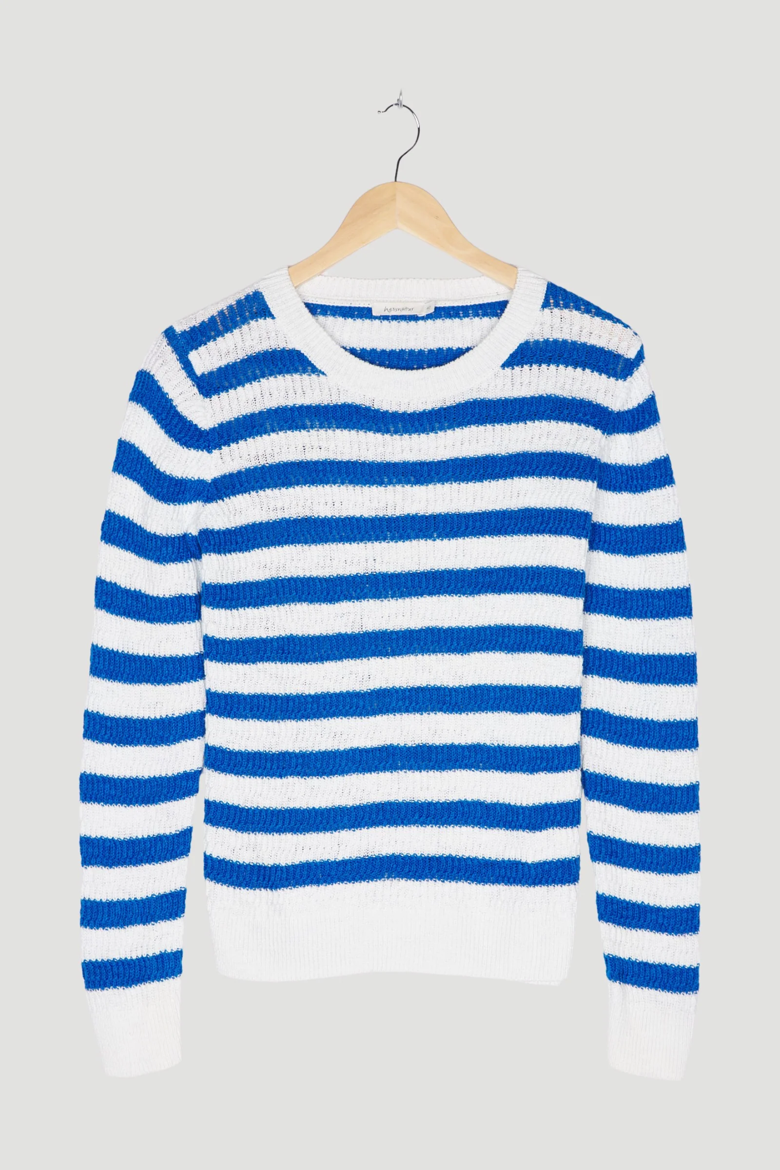 Secondhand Damen Blockstreifen-Pullover aus reiner Bio-Baumwolle - Image 10