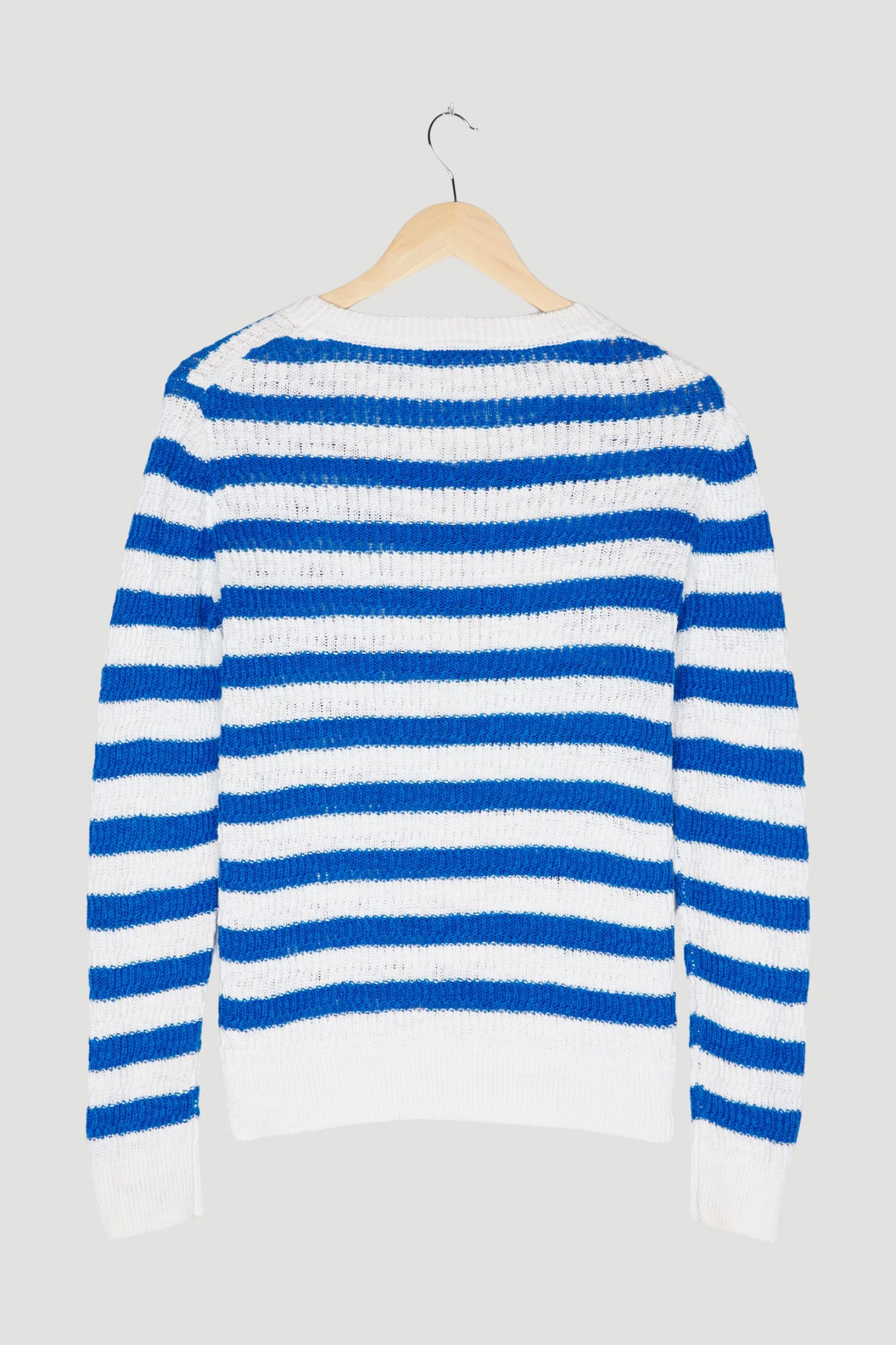 Secondhand Damen Blockstreifen-Pullover aus reiner Bio-Baumwolle - Image 11