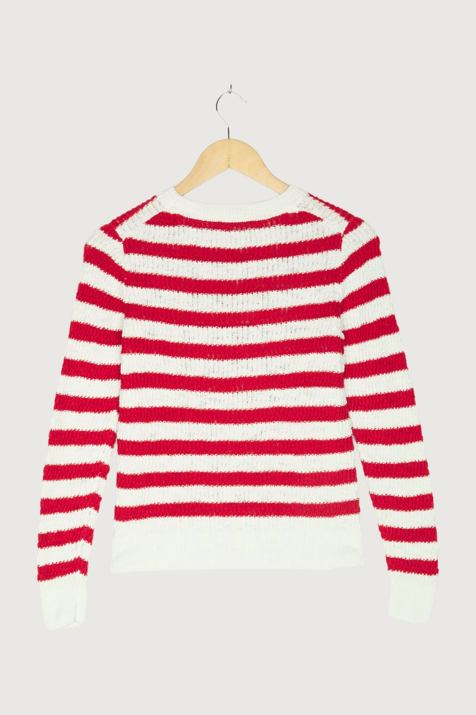 Secondhand Damen Blockstreifen-Pullover aus reiner Bio-Baumwolle - Image 14