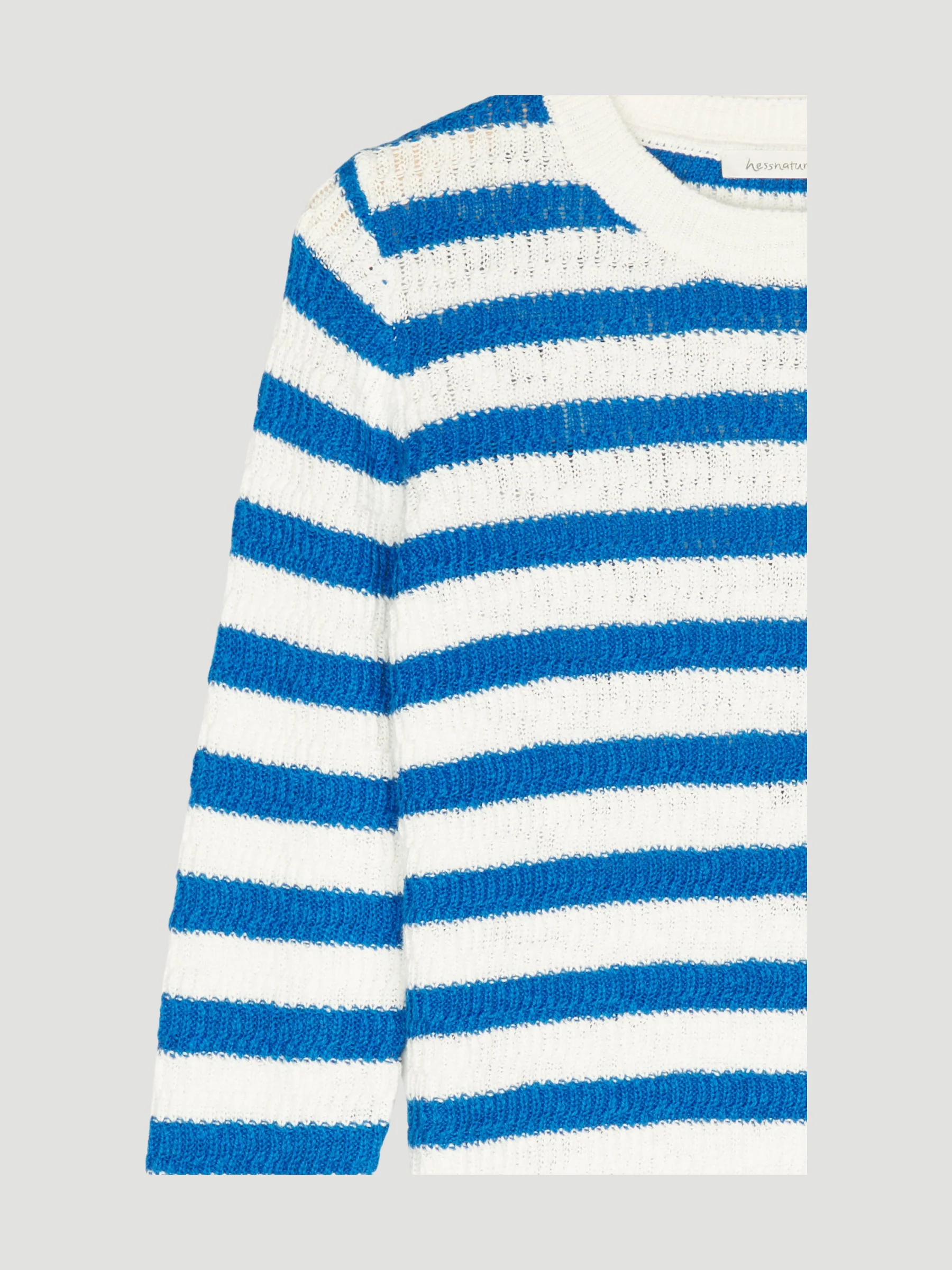 Secondhand Damen Blockstreifen-Pullover aus reiner Bio-Baumwolle - Image 6