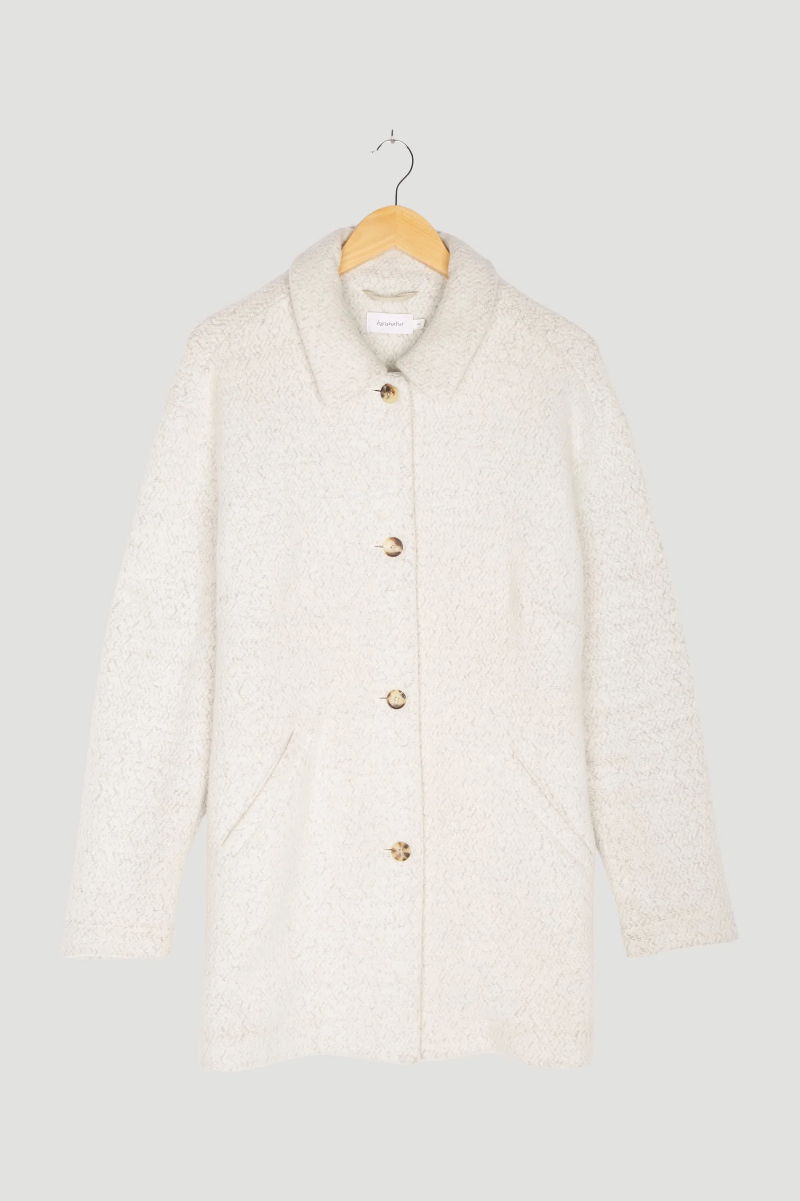 Secondhand Damen Fleece-Jacke aus Bio-Schurwolle mit Bio-Baumwolle - Image 4