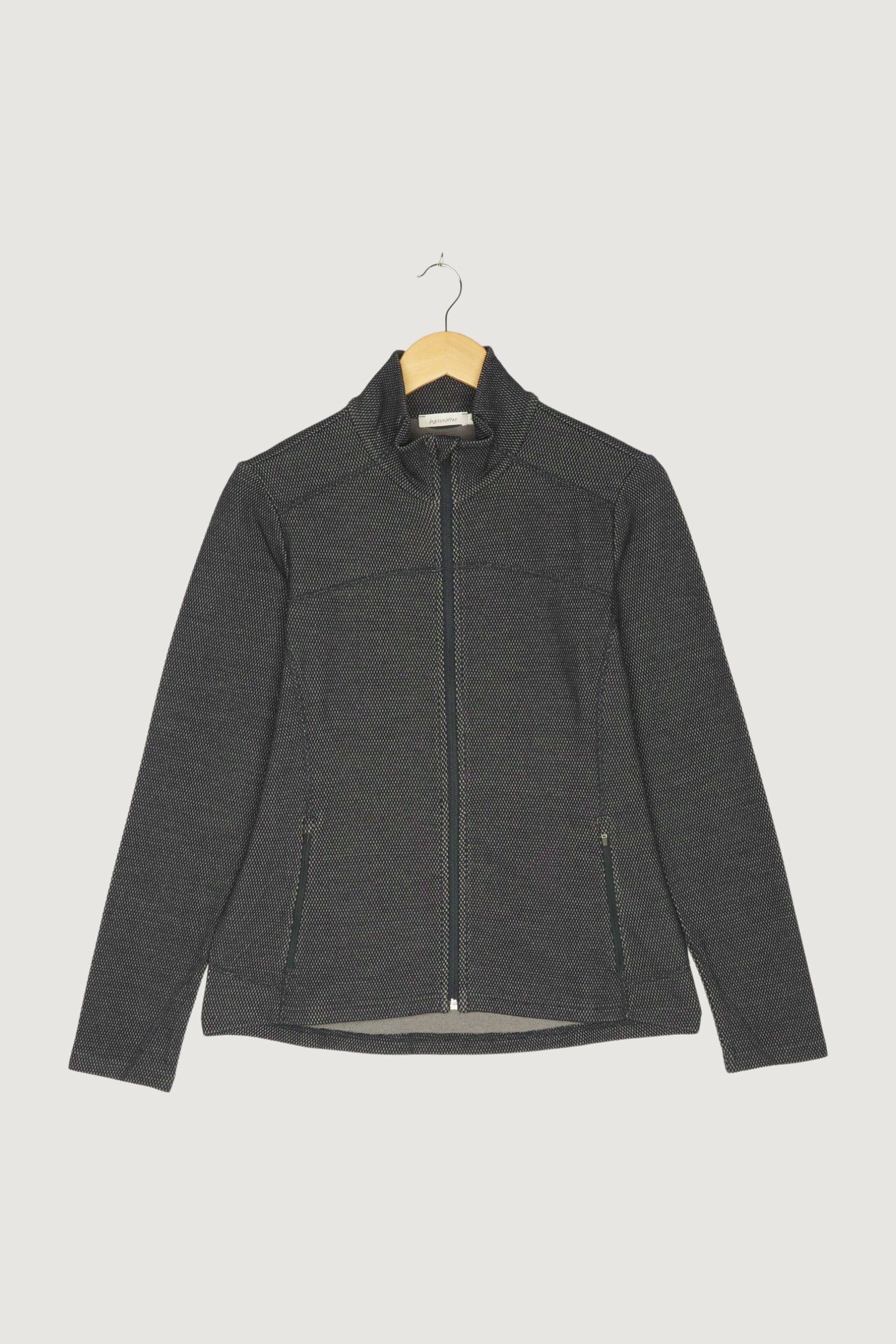 Secondhand Damen Funktionsjacke aus Bio-Merinowolle mit Bio-Baumwolle