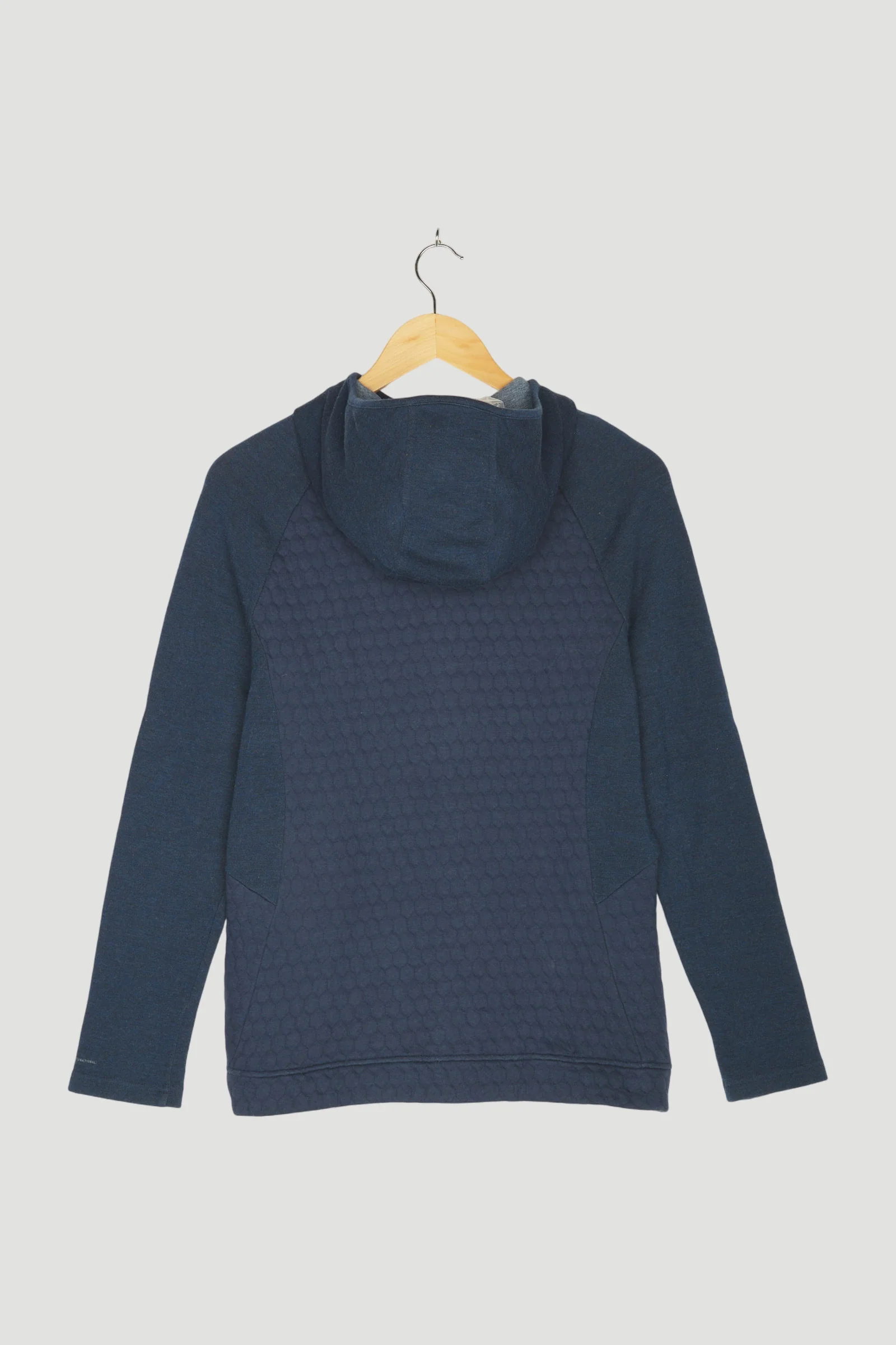 Secondhand Damen Kapuzenjacke mit 3D-Struktur aus Bio-Baumwolle mit Bio-Schurwolle - Image 2