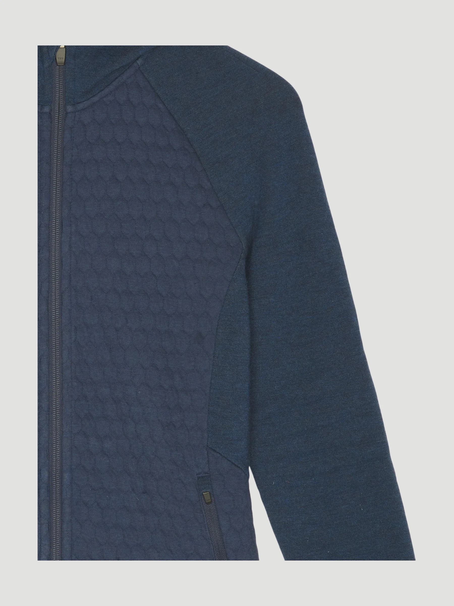 Secondhand Damen Kapuzenjacke mit 3D-Struktur aus Bio-Baumwolle mit Bio-Schurwolle - Image 3