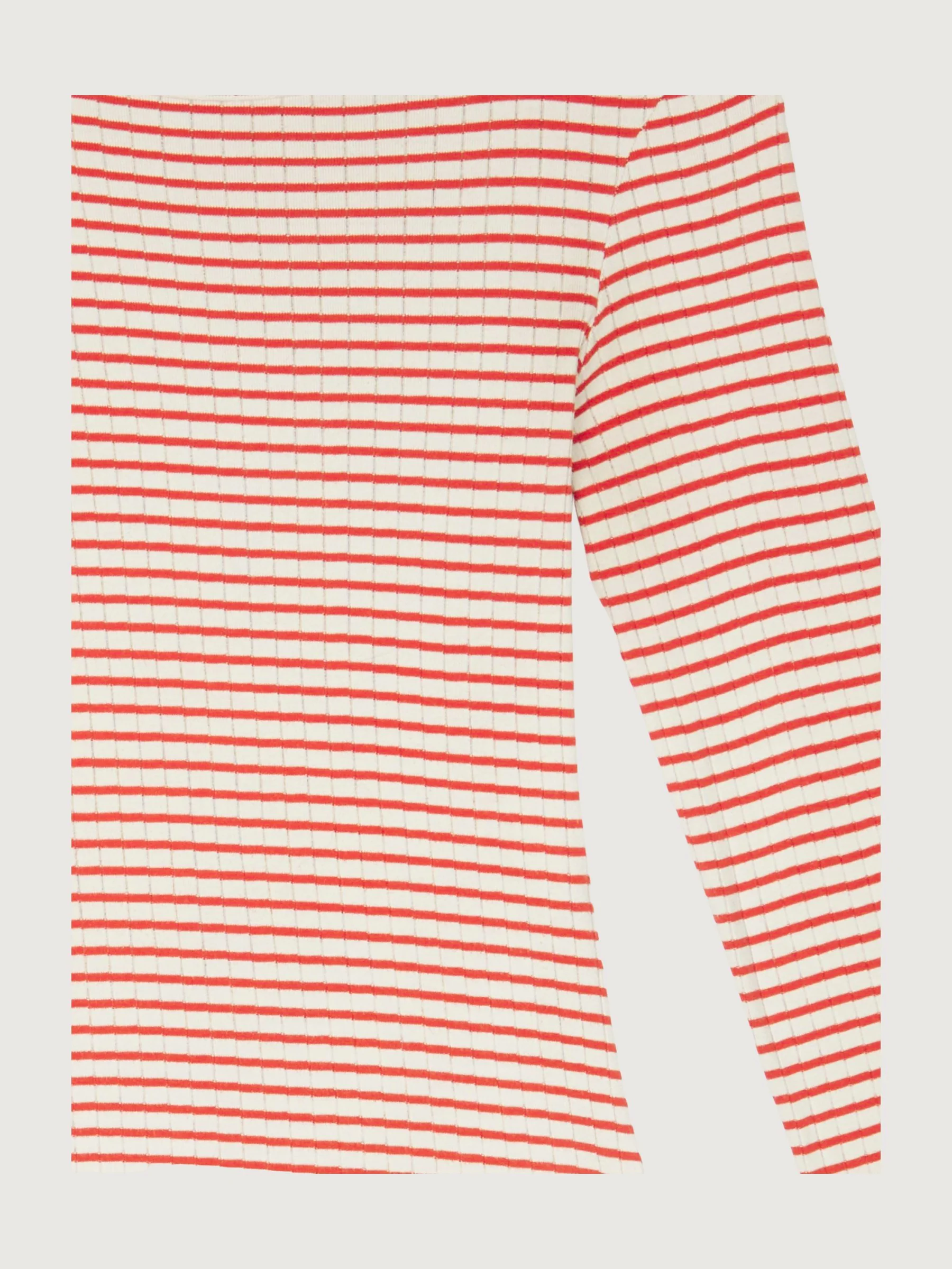 Secondhand Damen Langarm-Ringelshirt aus reiner Bio-Baumwolle - Image 15
