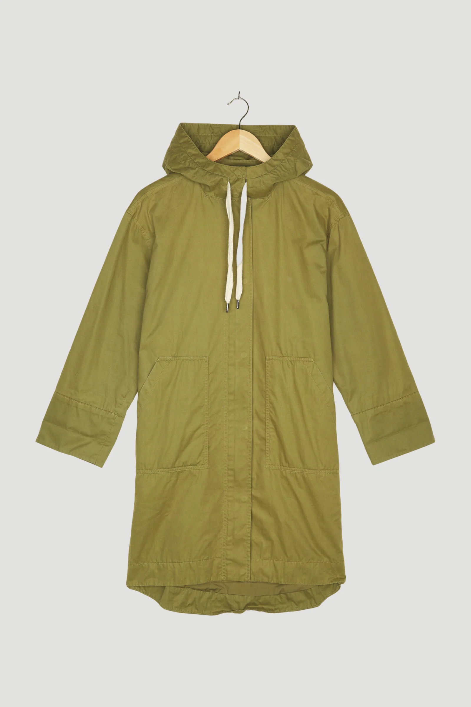 Secondhand Damen Parka Nature Shell aus reiner Bio-Baumwolle