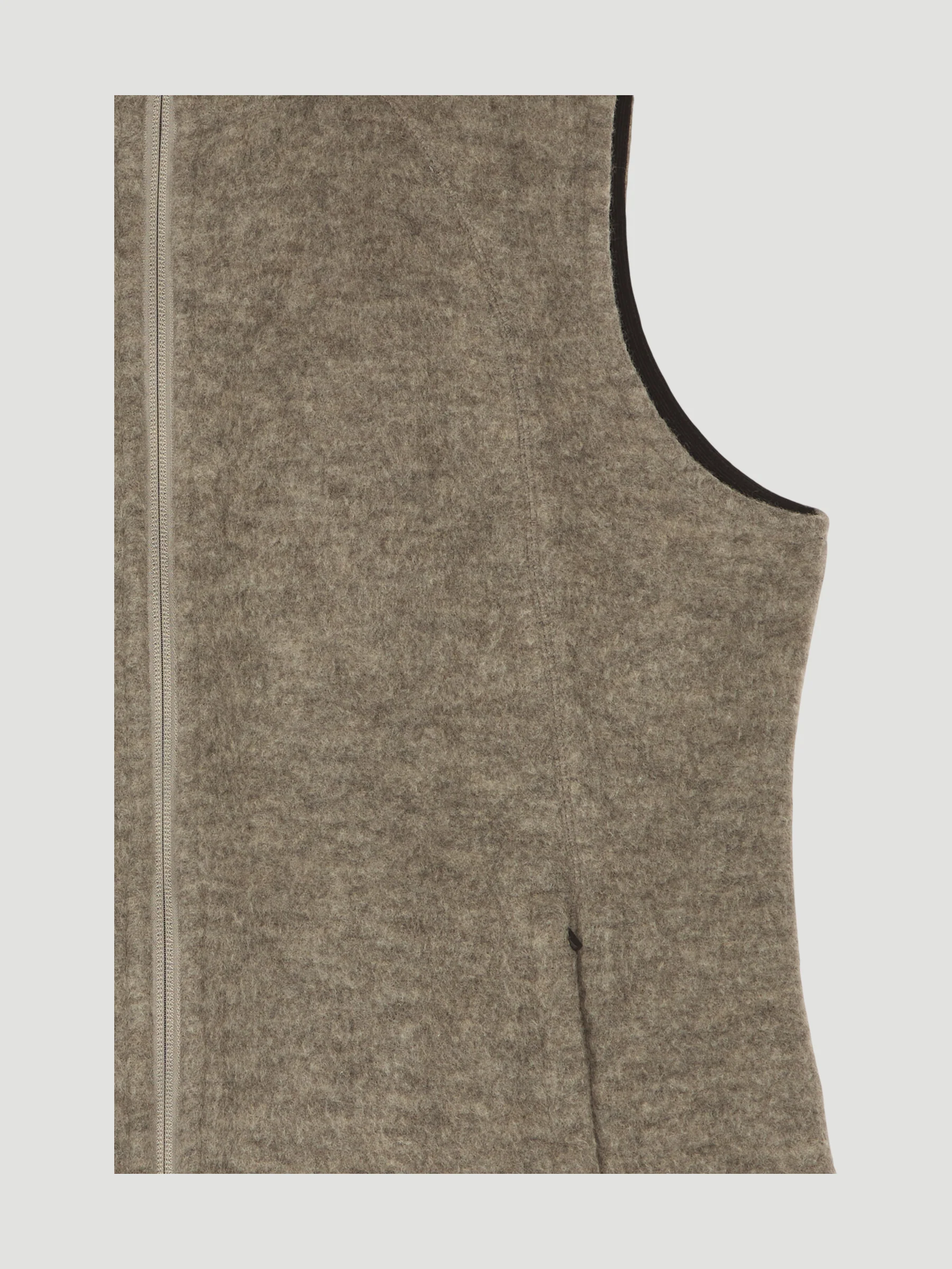 Secondhand Damen Wollfleece Weste aus reiner Bio-Merinowolle - Image 3