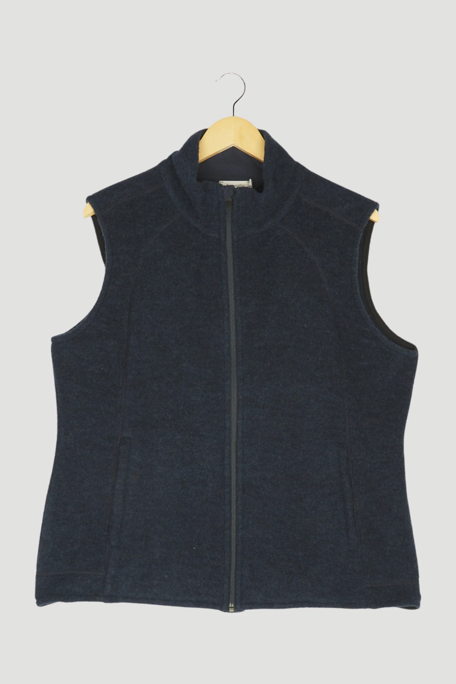 Secondhand Damen Wollfleece Weste aus reiner Bio-Merinowolle - Image 4