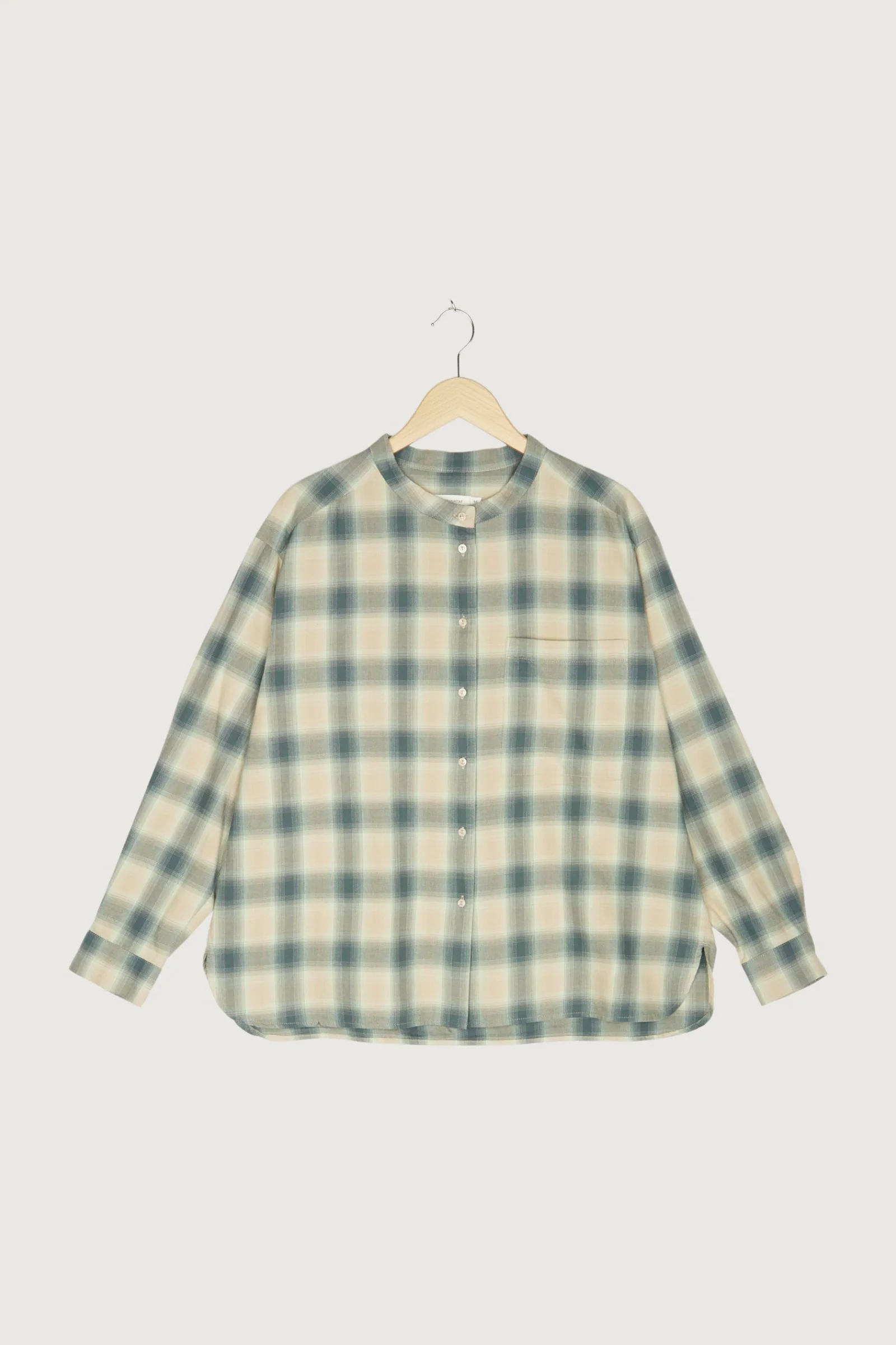 Secondhand Flanell-Bluse aus reiner Bio-Baumwolle - Image 15
