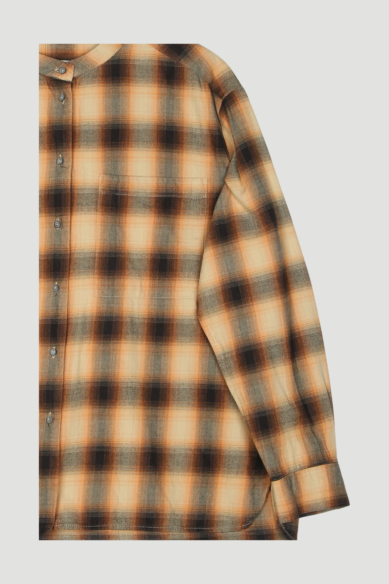 Secondhand Flanell-Bluse aus reiner Bio-Baumwolle - Image 4