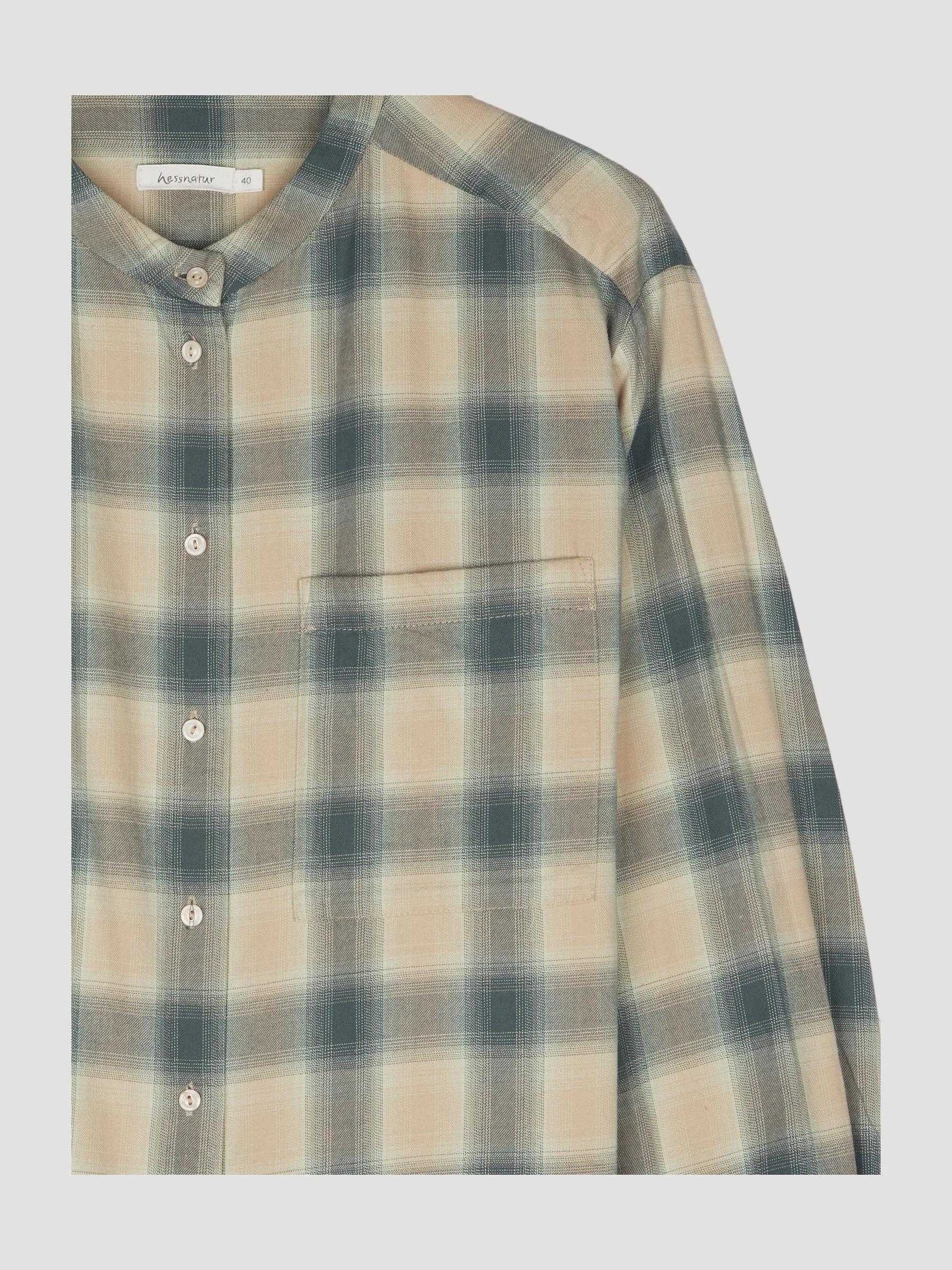 Secondhand Flanell-Bluse aus reiner Bio-Baumwolle - Image 6