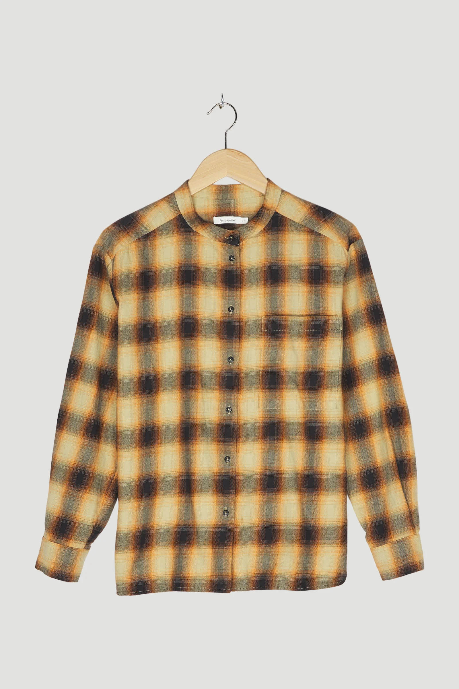 Secondhand Flanell-Bluse aus reiner Bio-Baumwolle - Image 7