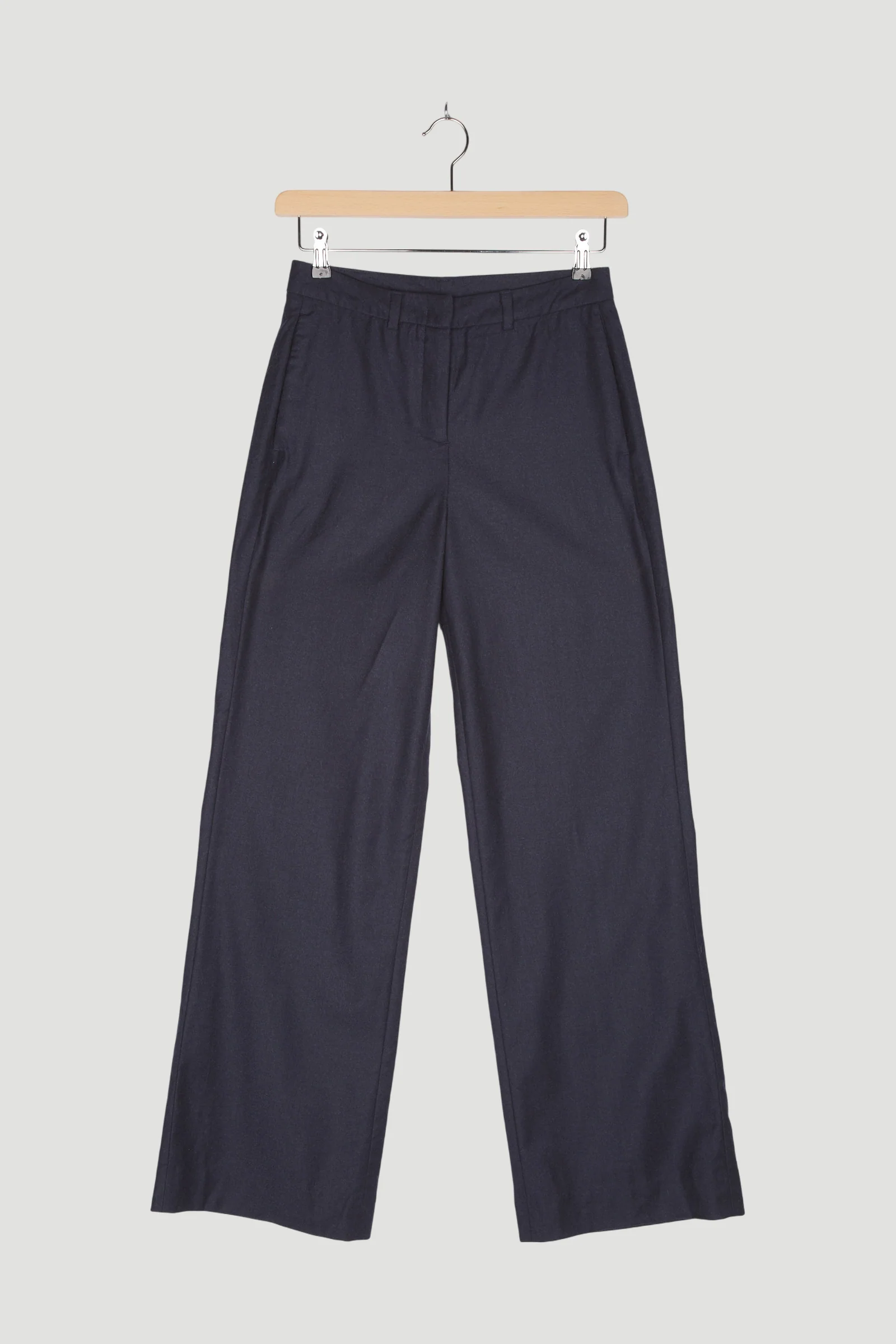 Secondhand Flanell Hose aus reiner Schurwolle