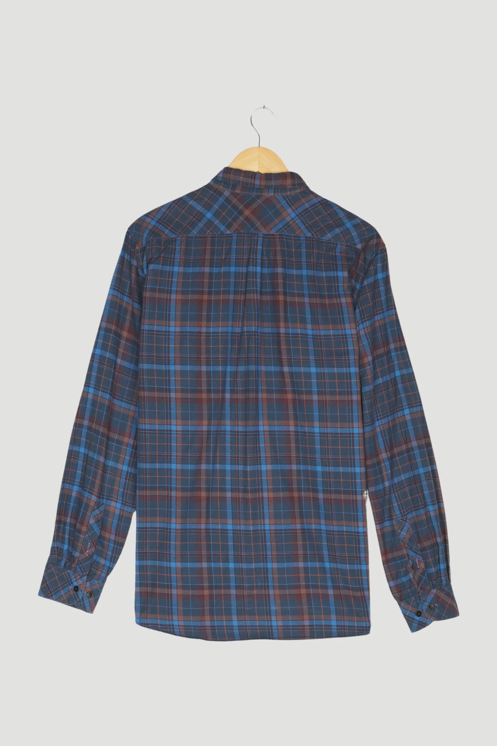 Secondhand Flanell-Karohemd Relaxed Fit aus reiner Bio-Baumwolle - Image 2