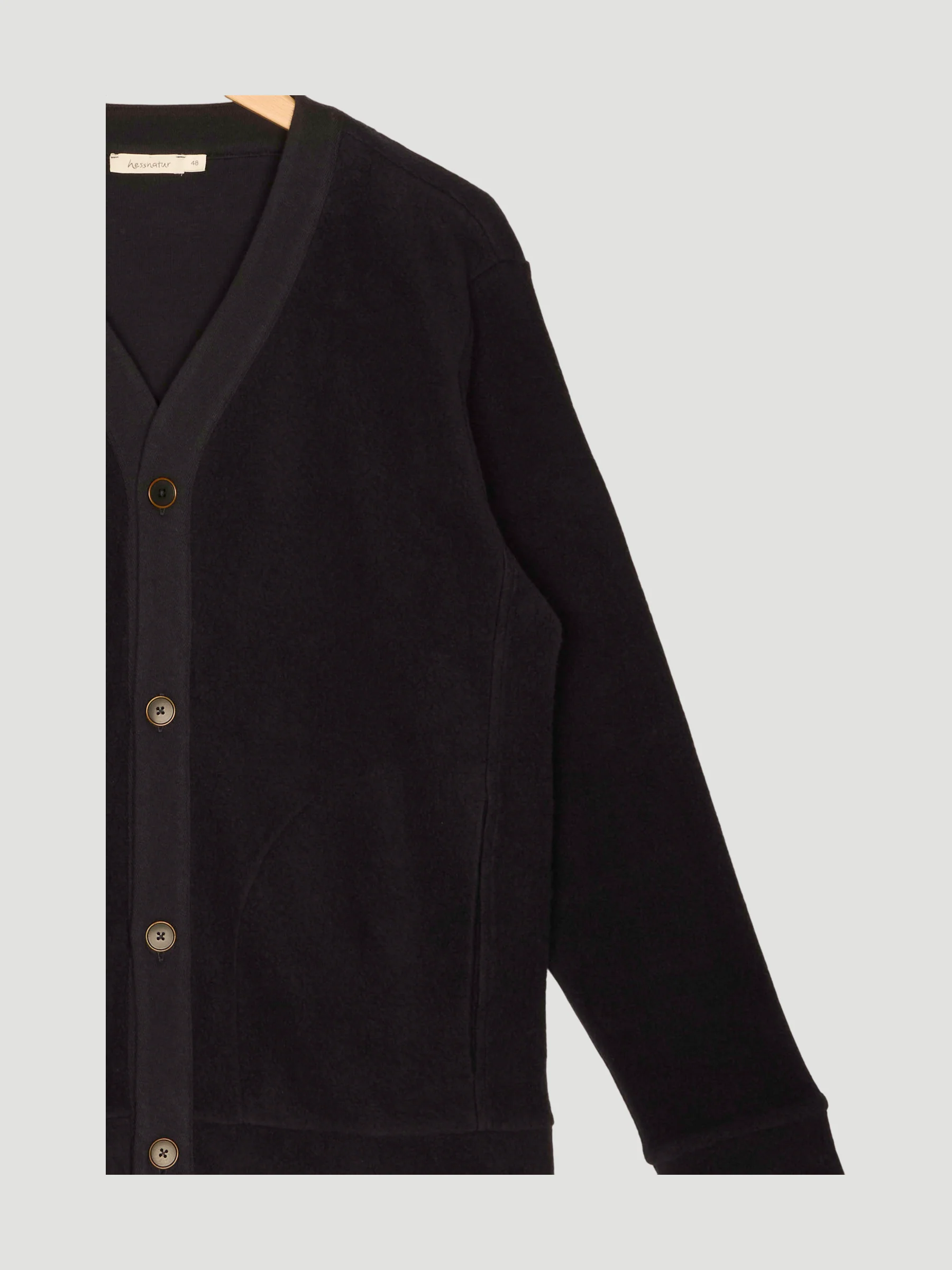 Secondhand Fleece Cardigan Relaxed aus reiner Bio-Baumwolle - Image 3