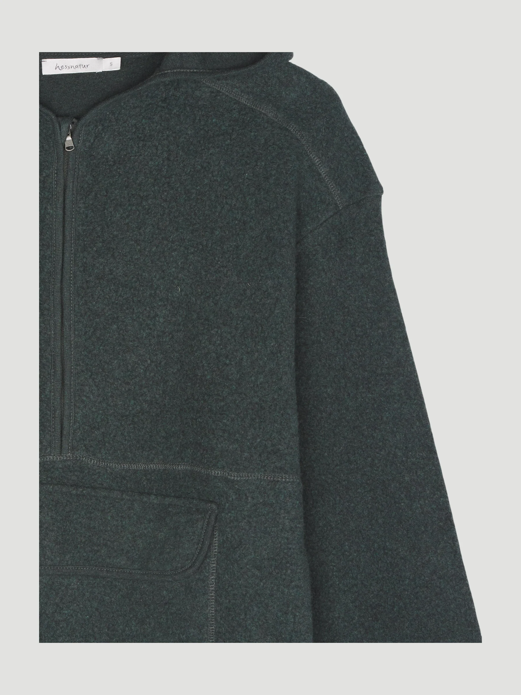 Secondhand Fleece Hoodie ACTIVE LIGHT aus reiner Bio-Baumwolle - Image 3